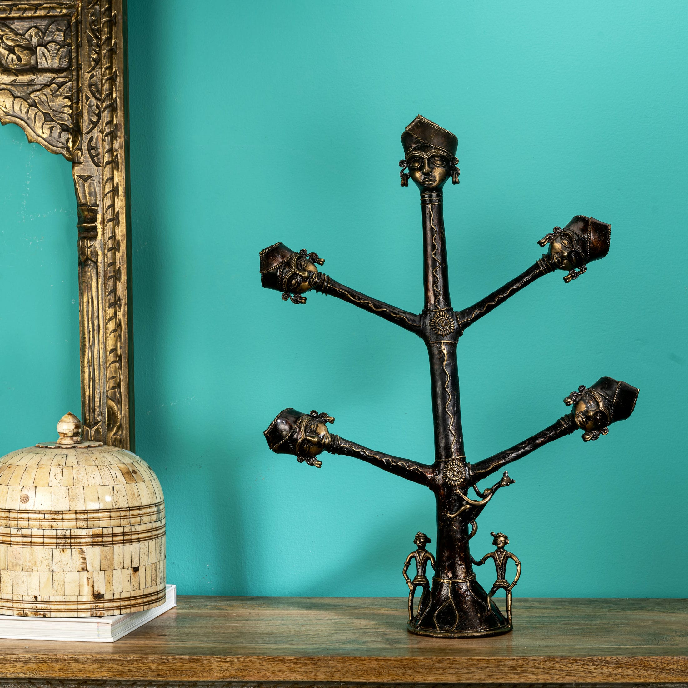 Dhokra Brass Tree Sculpture: The Ancestral Branches