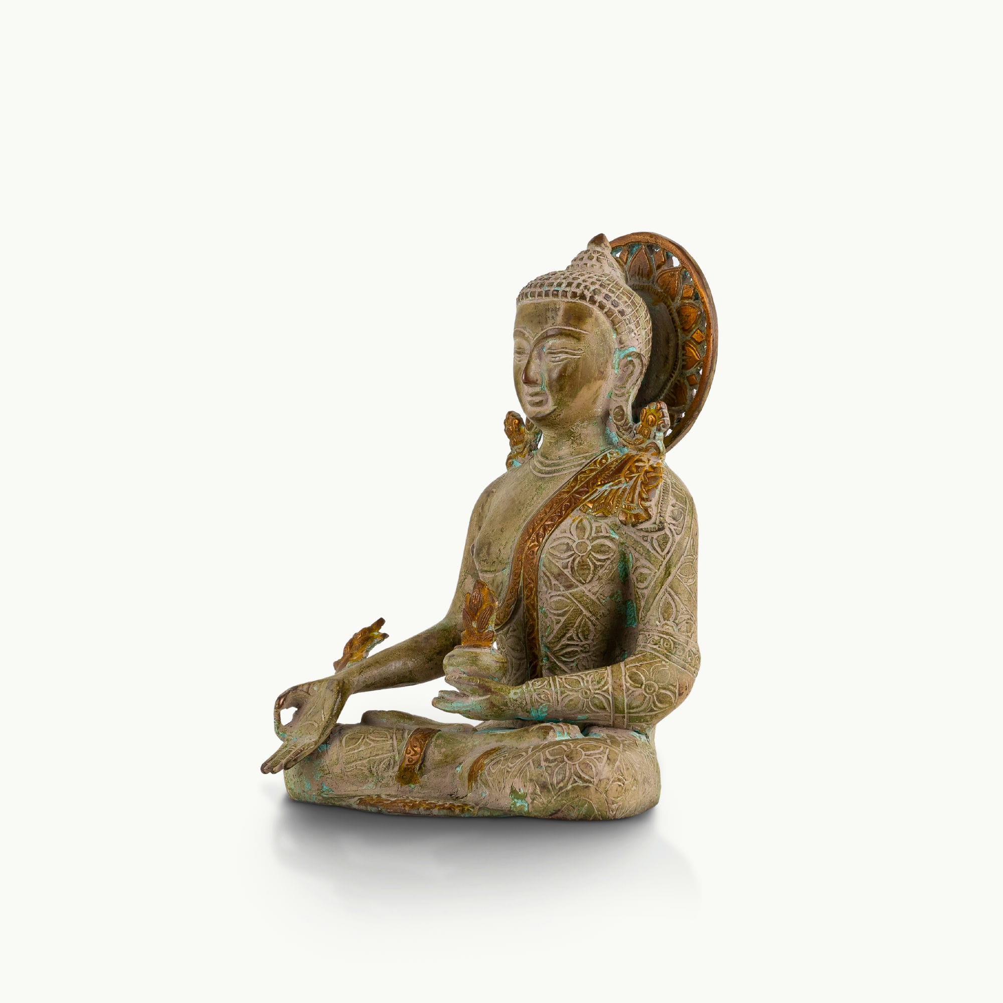 Brass Sitting Buddha