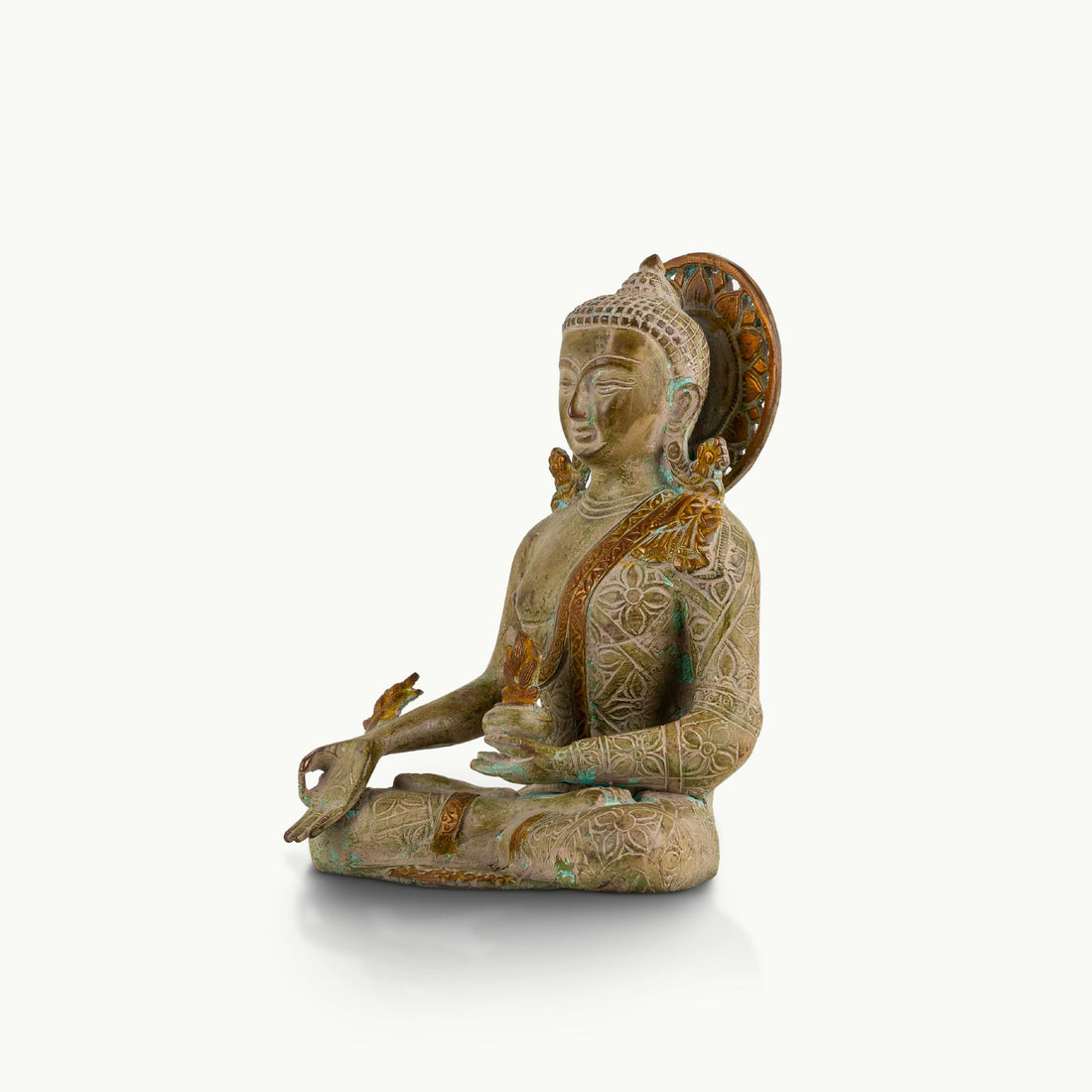 Brass Sitting Buddha