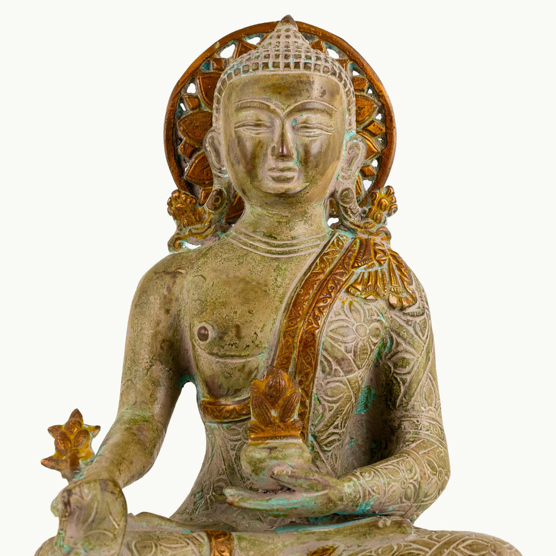 Brass Sitting Buddha