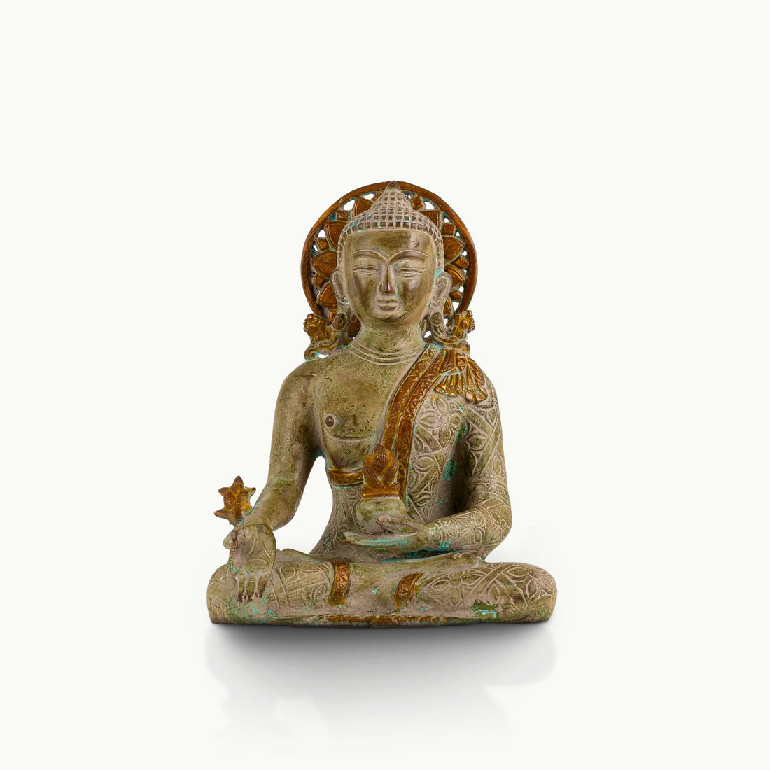 Brass Sitting Buddha