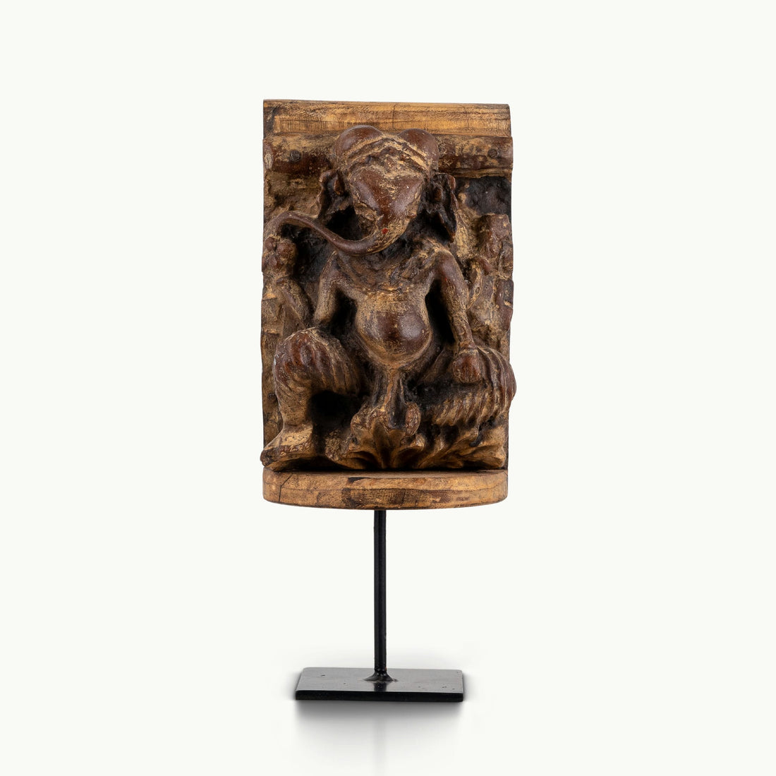Handcarved wooden Ganesh Ji bracket