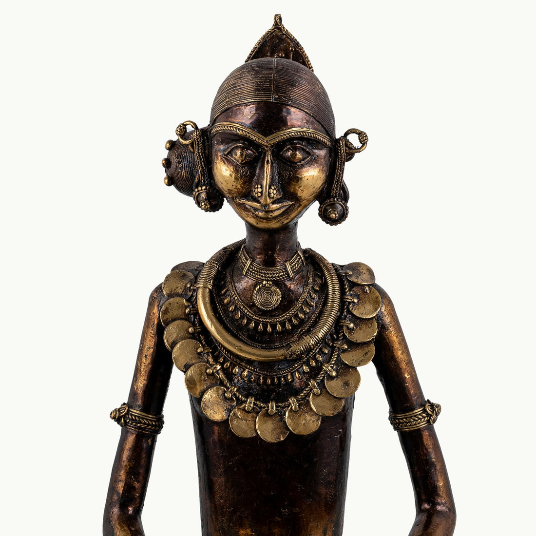 Nomadic style lady in sitting position