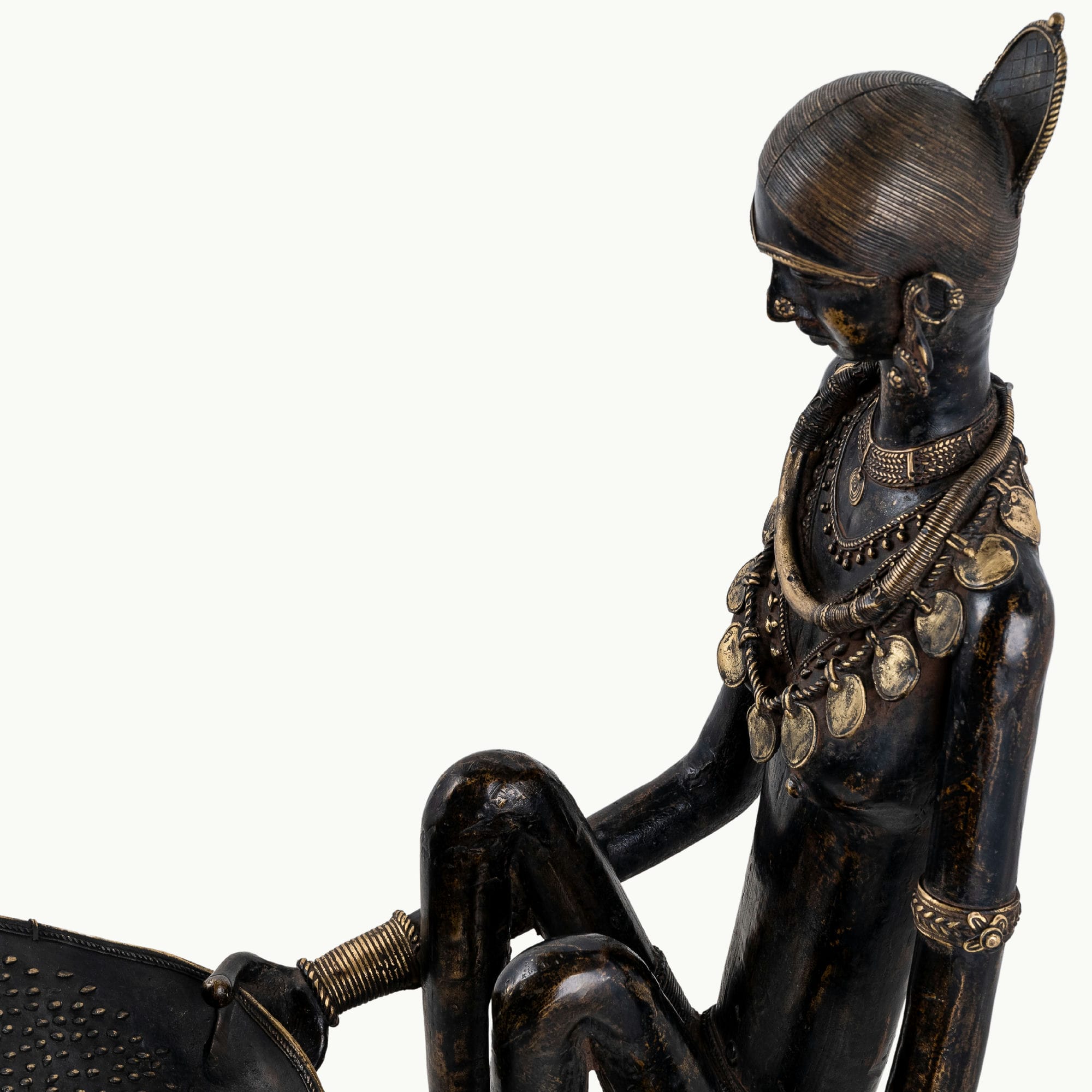 Nomadic Style Lady Statue
