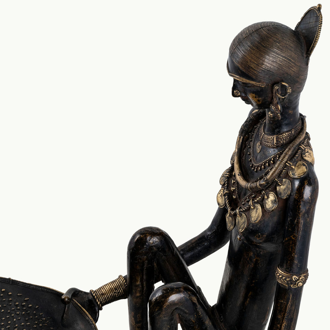 Nomadic Style Lady Statue