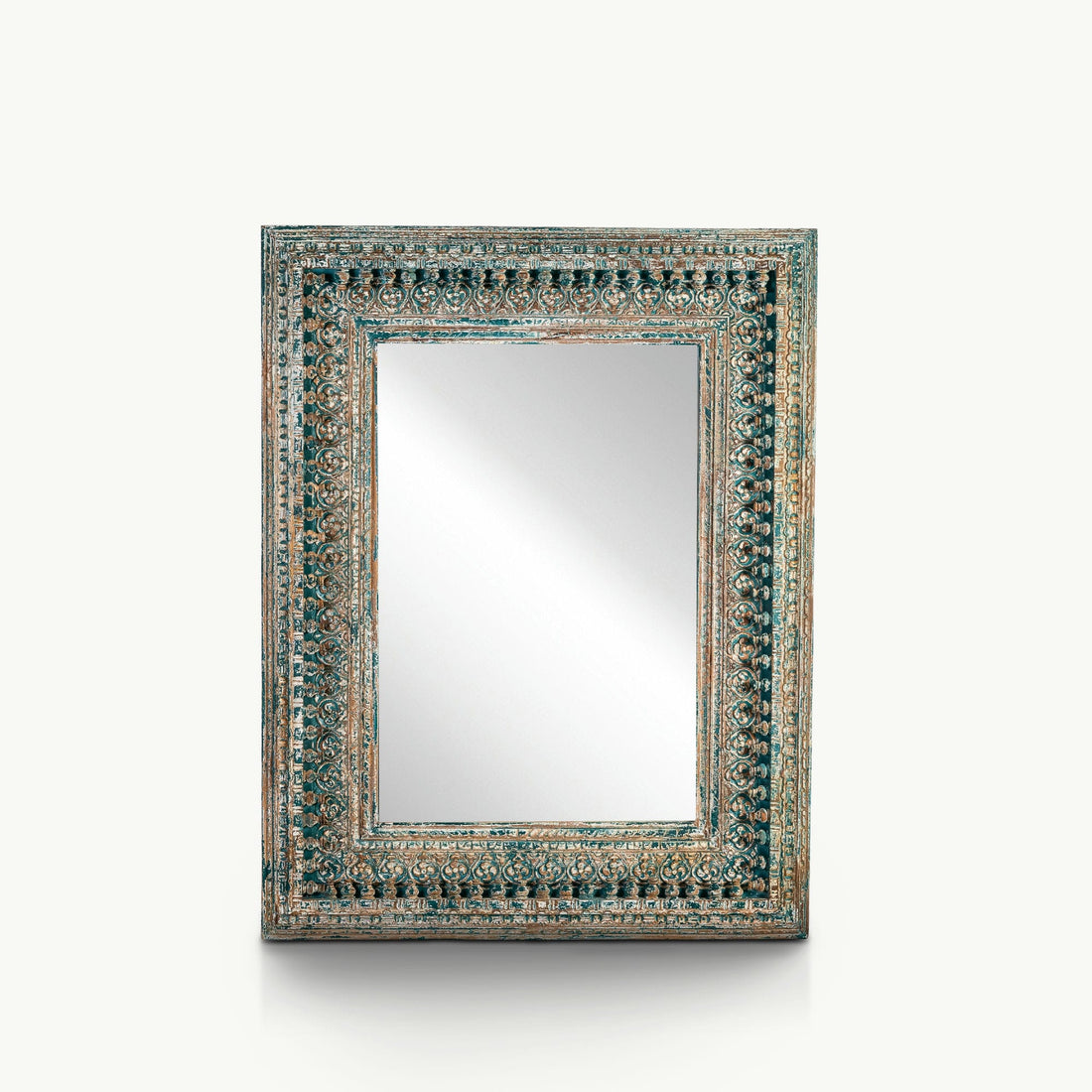 Big rustic mirror frame