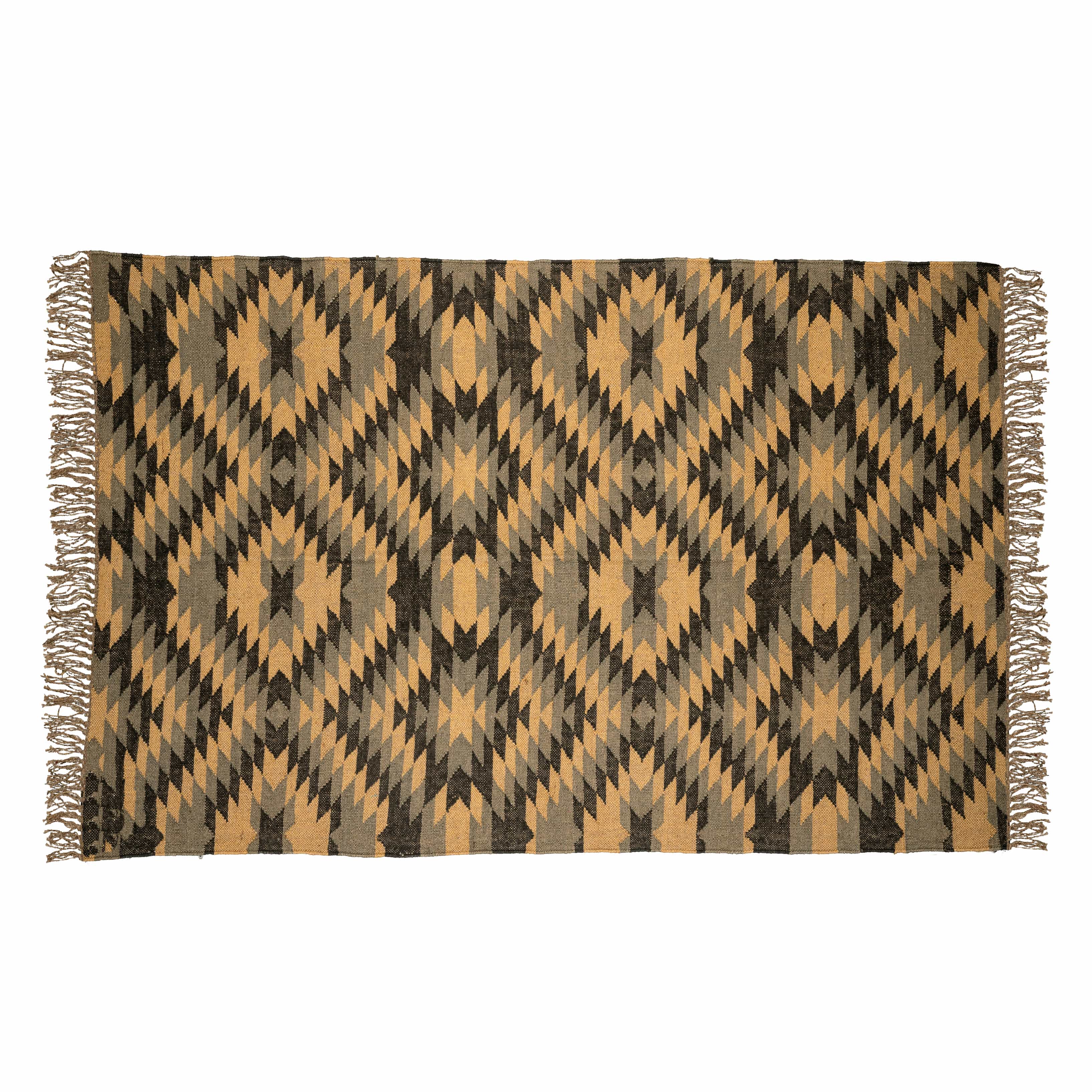 Handmade Wool Jute Rug - Timeless Design Meets Natural Beauty