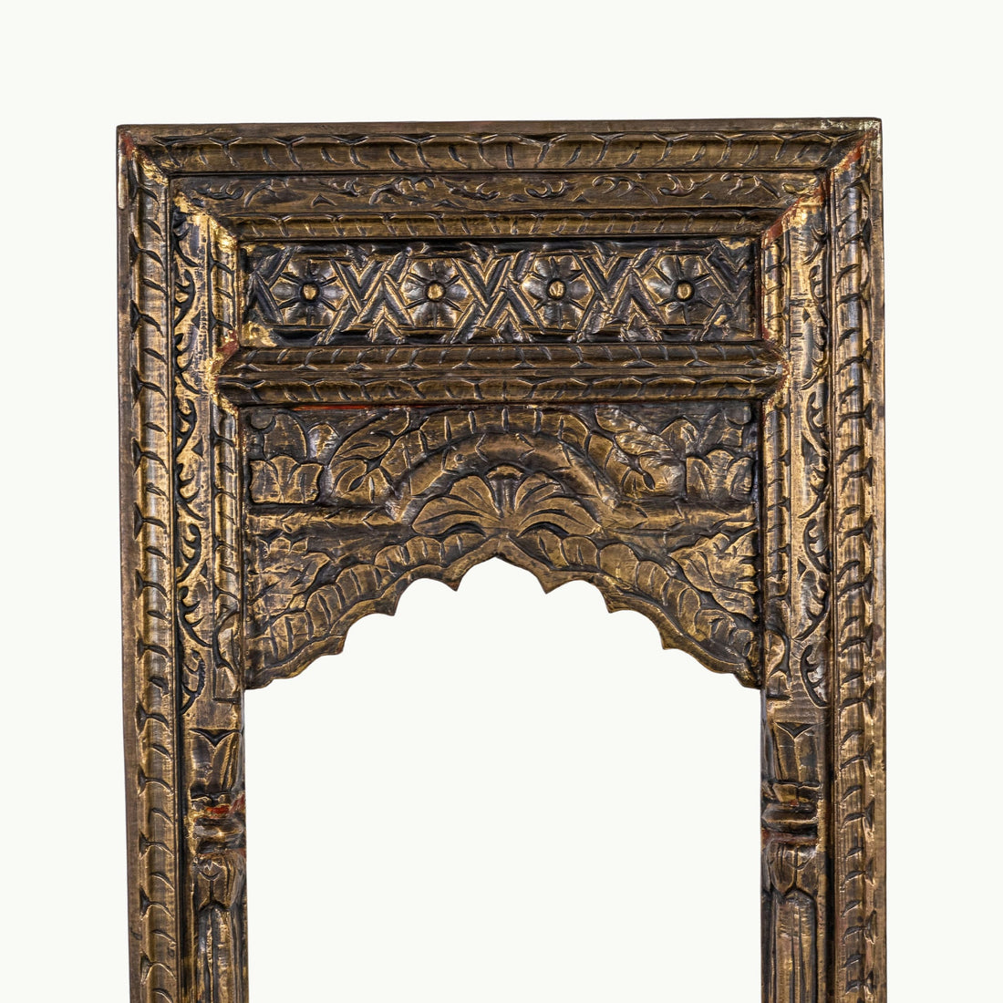 Bronze finish wooden mirror frame