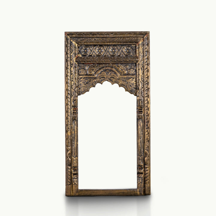 Bronze finish wooden mirror frame
