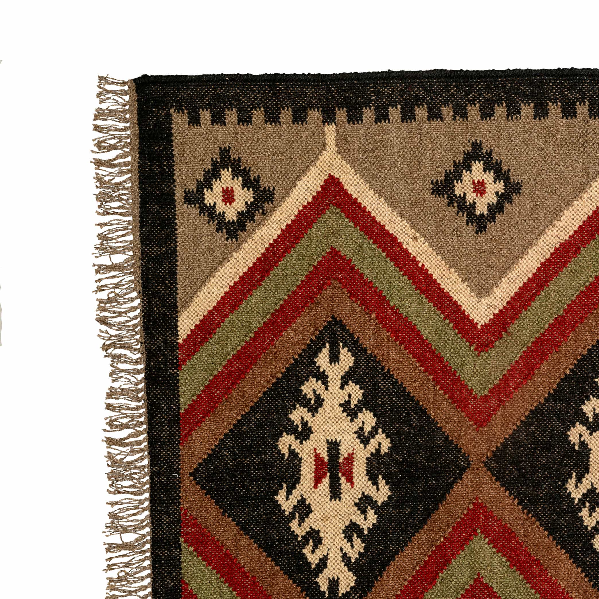 Nomad Chevron Kilim Rug Handwove
