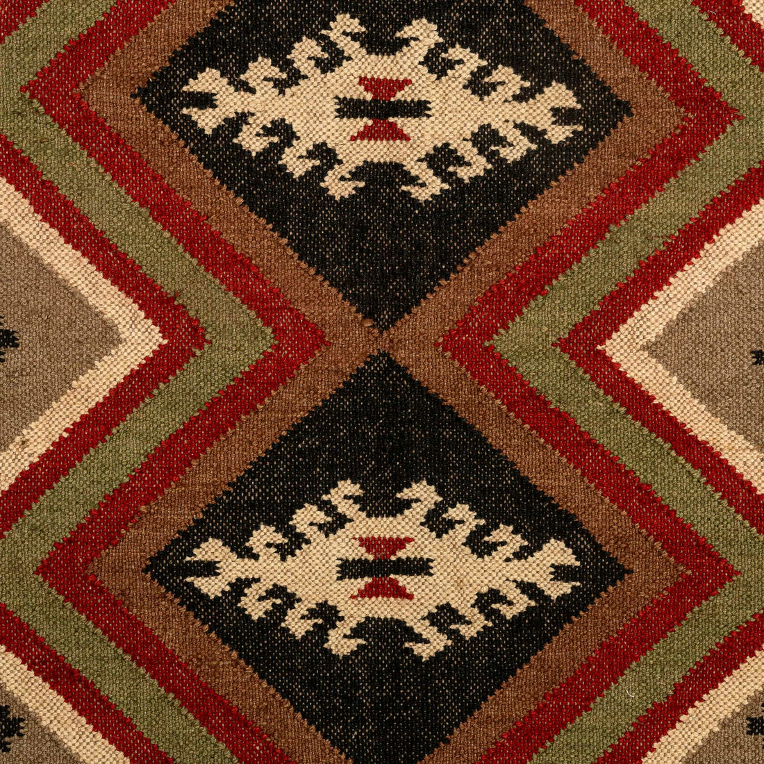 Nomad Chevron Kilim Rug Handwove