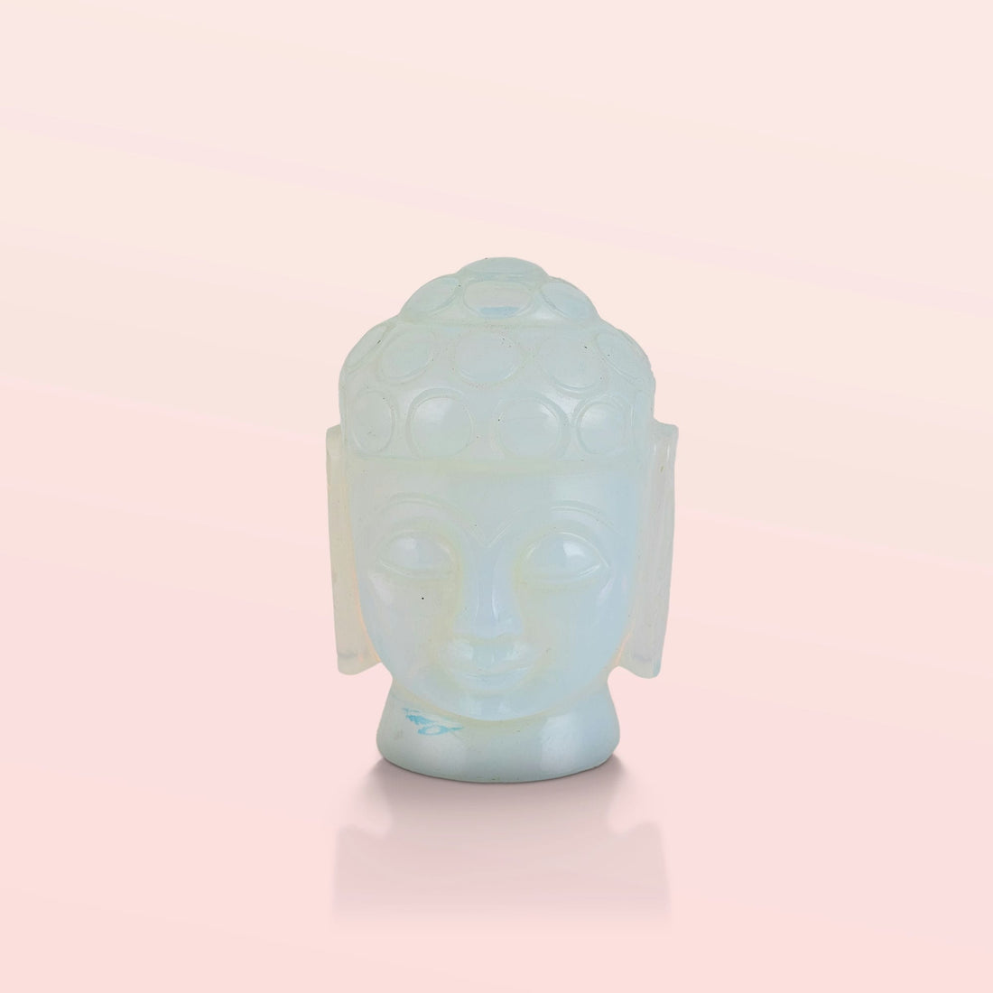 Opalite Buddha Head in Serene Contemplation