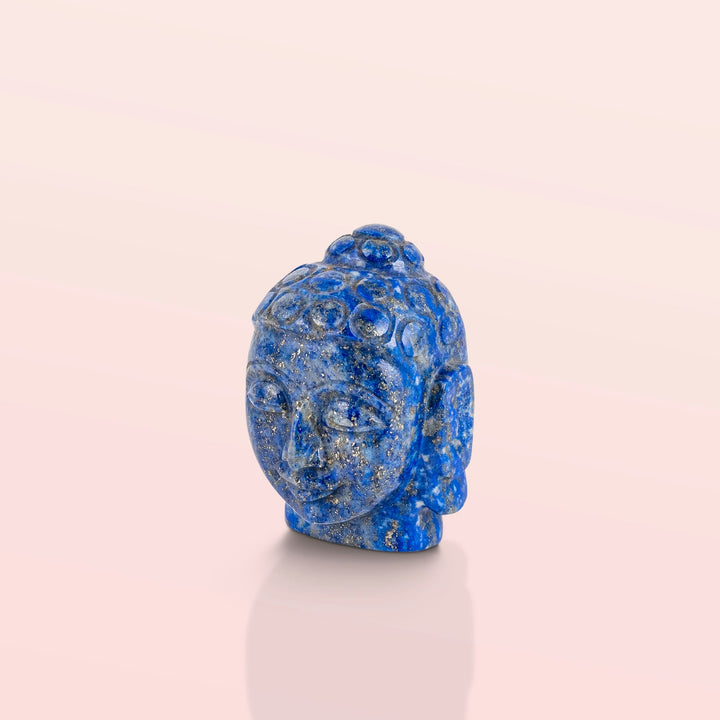 Lapis Lazuli Buddha Head with Usnisha