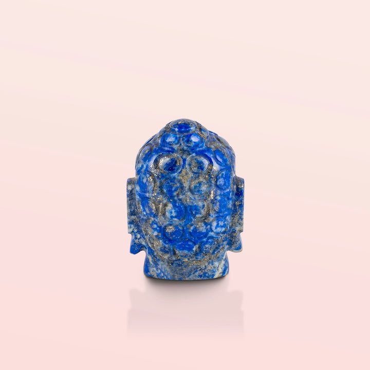 Lapis Lazuli Buddha Head with Usnisha