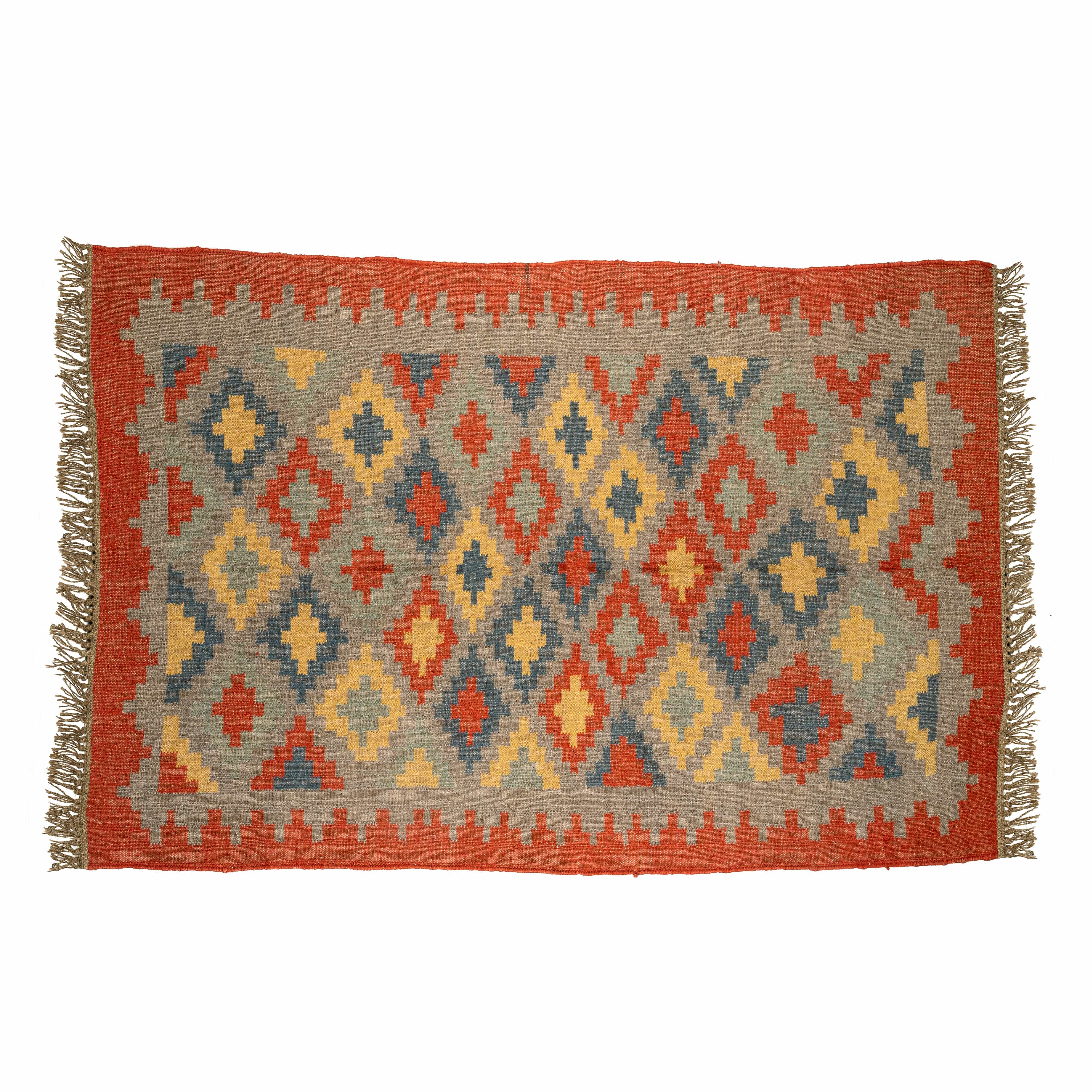 Southwest Diamond Border Rugs