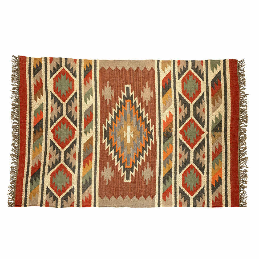 Central Medallion Kilim Rug