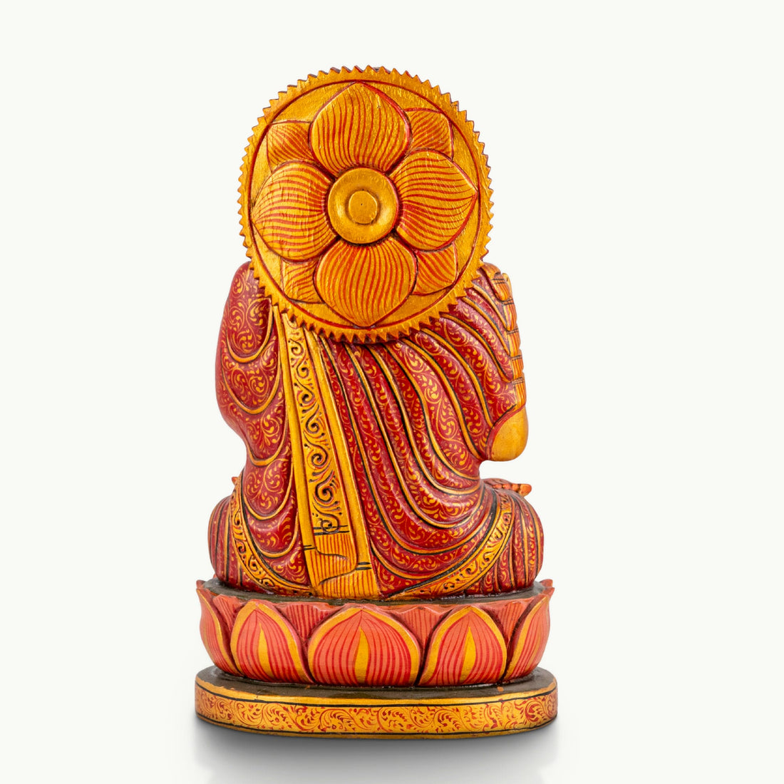 Rosewood painted buddha