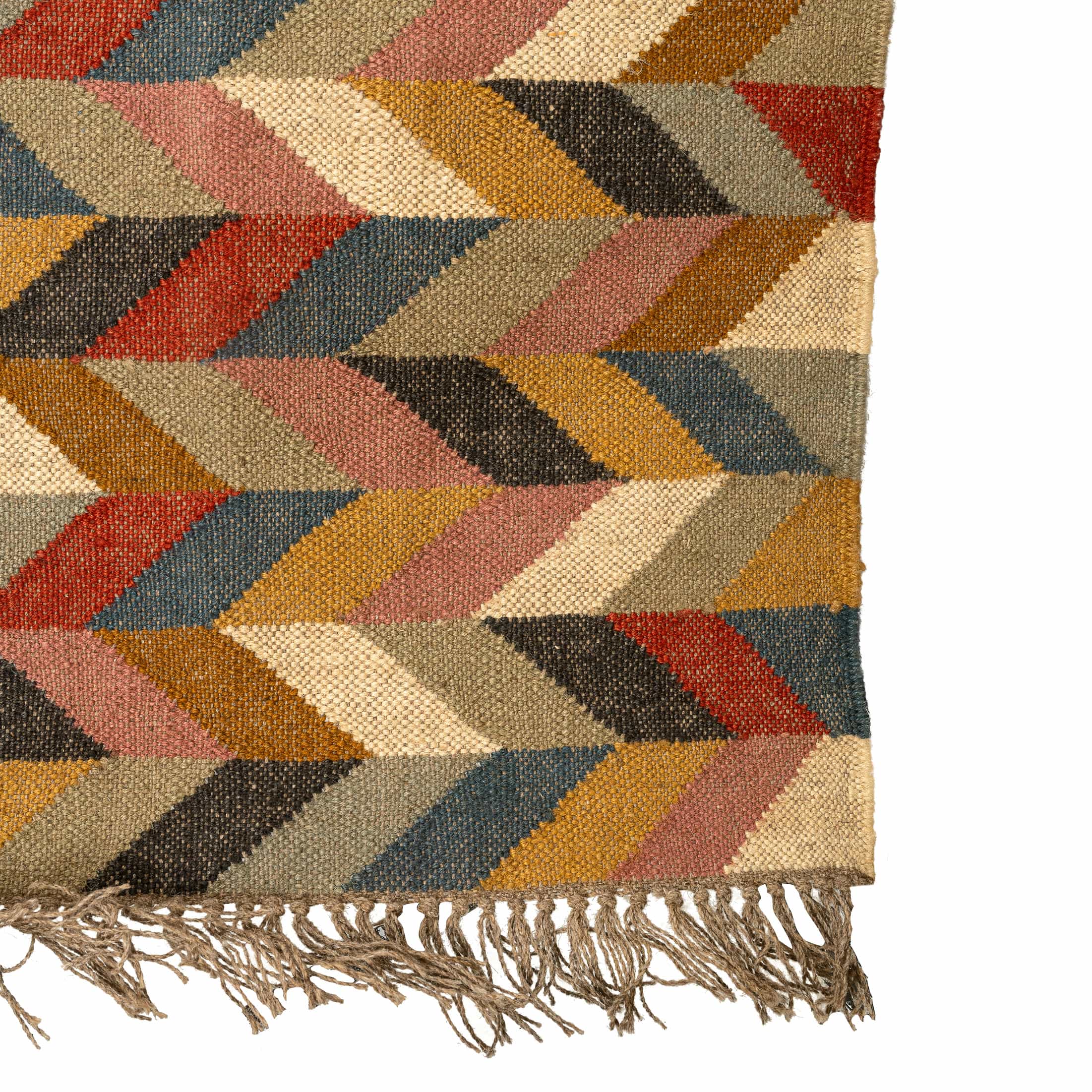 Artisan Multi-Chevron Flatweave Rug
