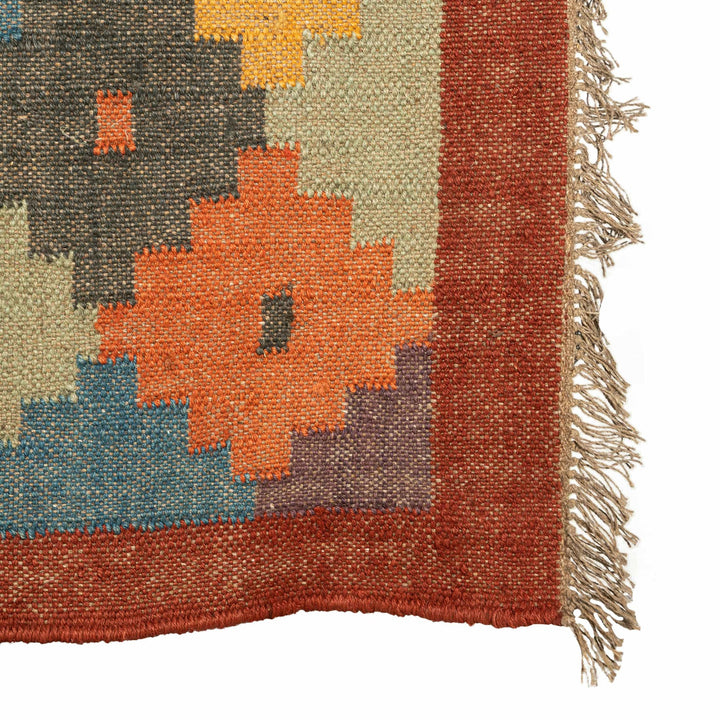 Global Checker Diamond Rug