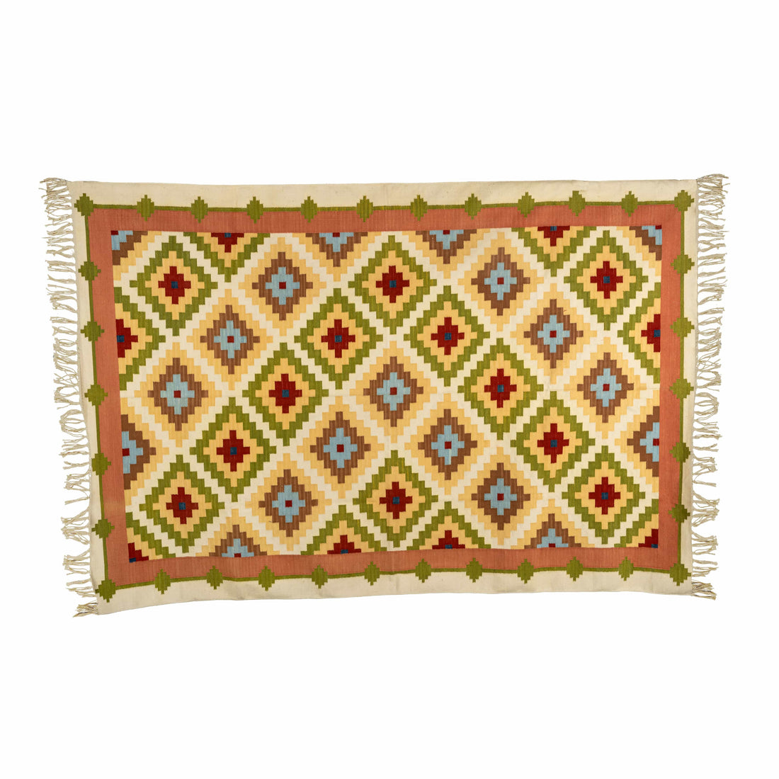 Spring Geo Diamond Rugs
