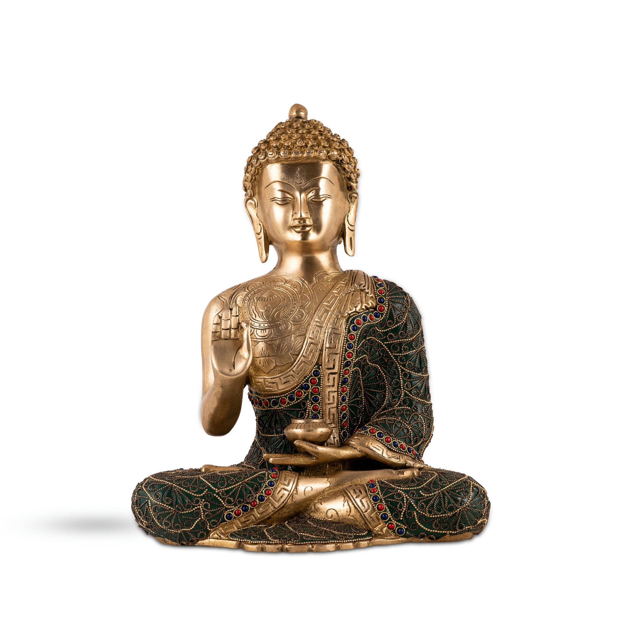stone-inlay-brass-buddha-statue