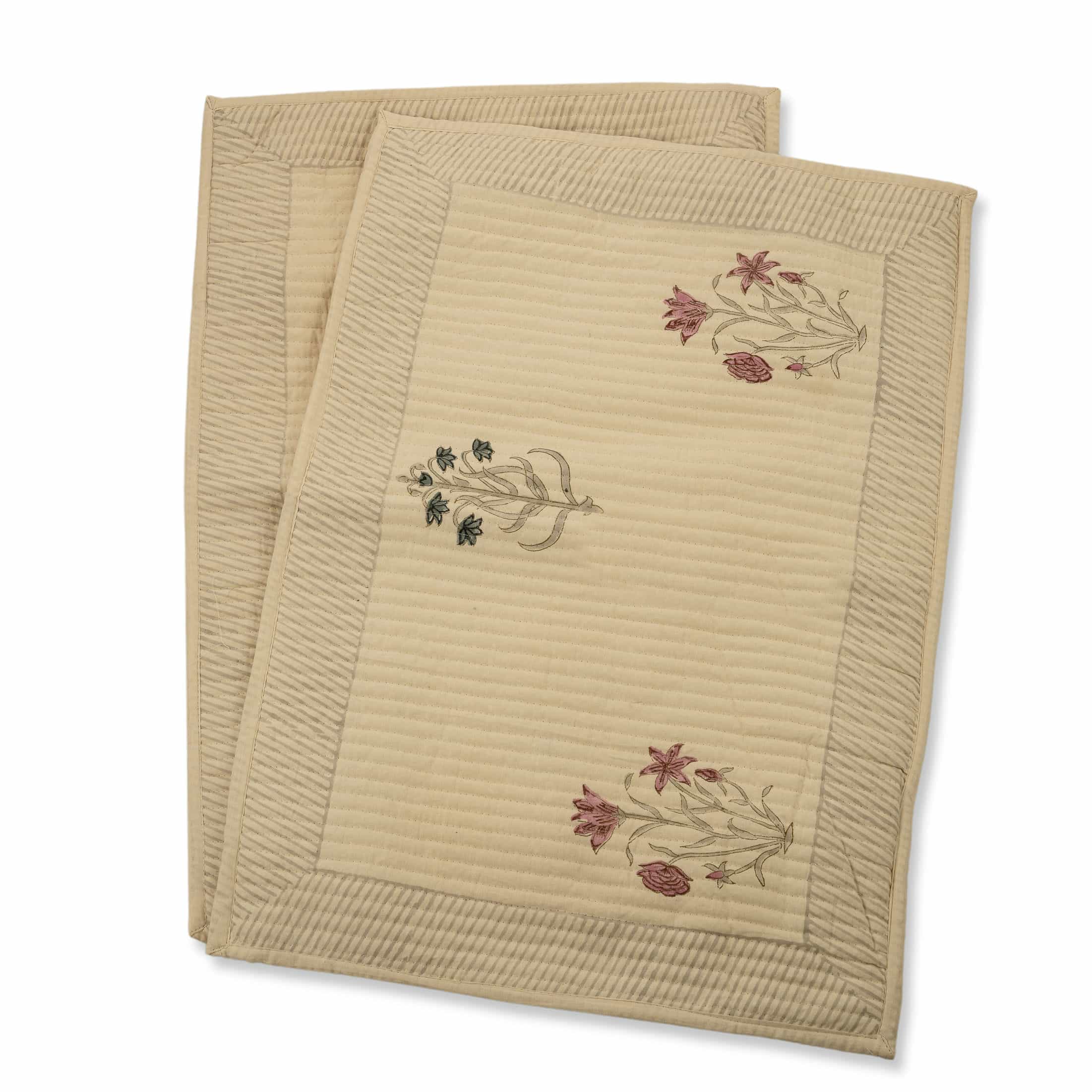 Botanical Lattice Coverlet