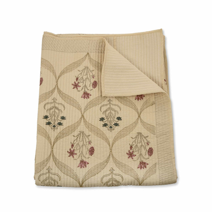 Botanical Lattice Coverlet