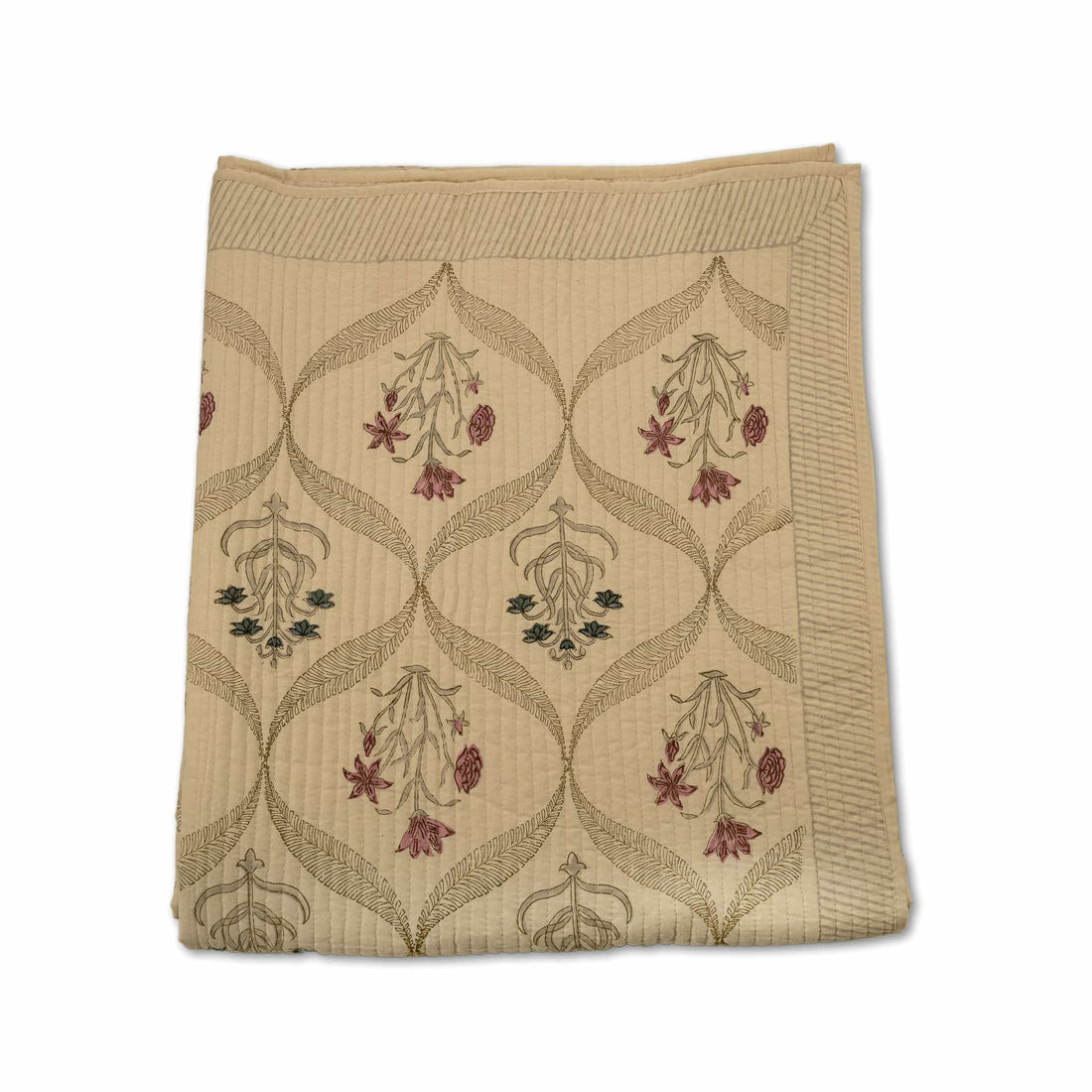 Botanical Lattice Coverlet