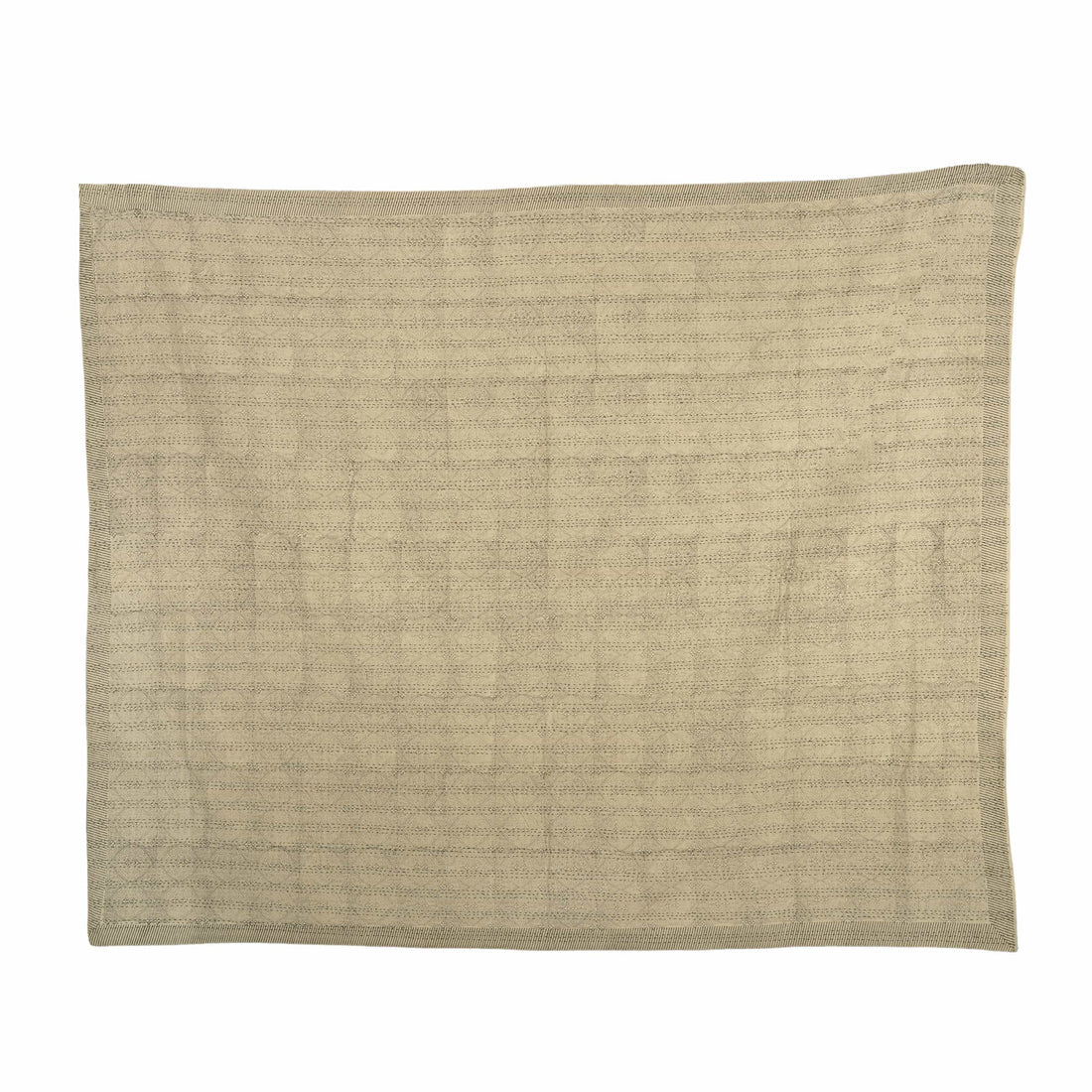 Neutral Stripe Quilted Coverlet