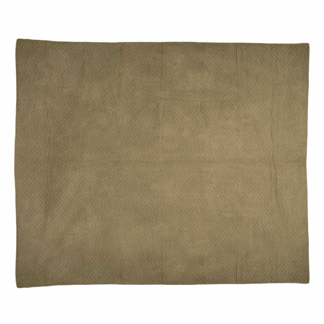 Taupe Chevron Quilted Coverlet