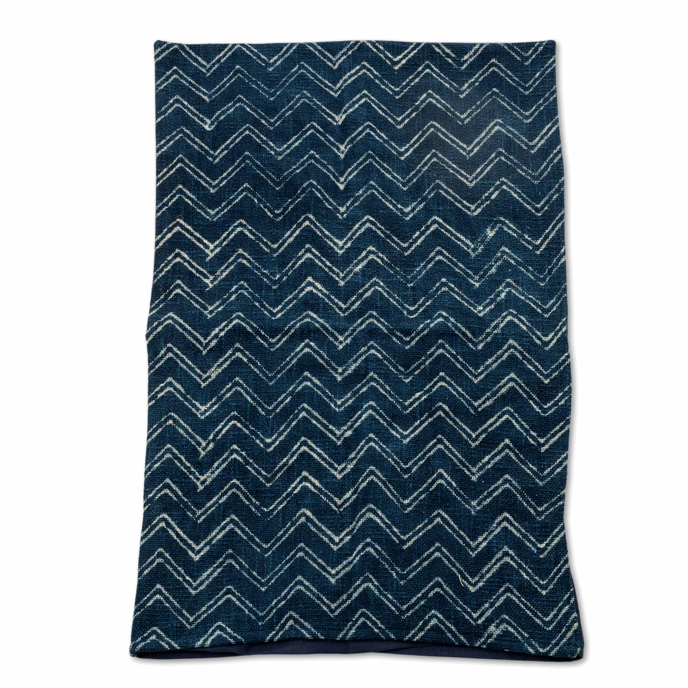 Indigo Blue Slub-Cotton Bedcover Set with Jute-Finish Texture – Artisanal Elegance Meets Everyday Comfort