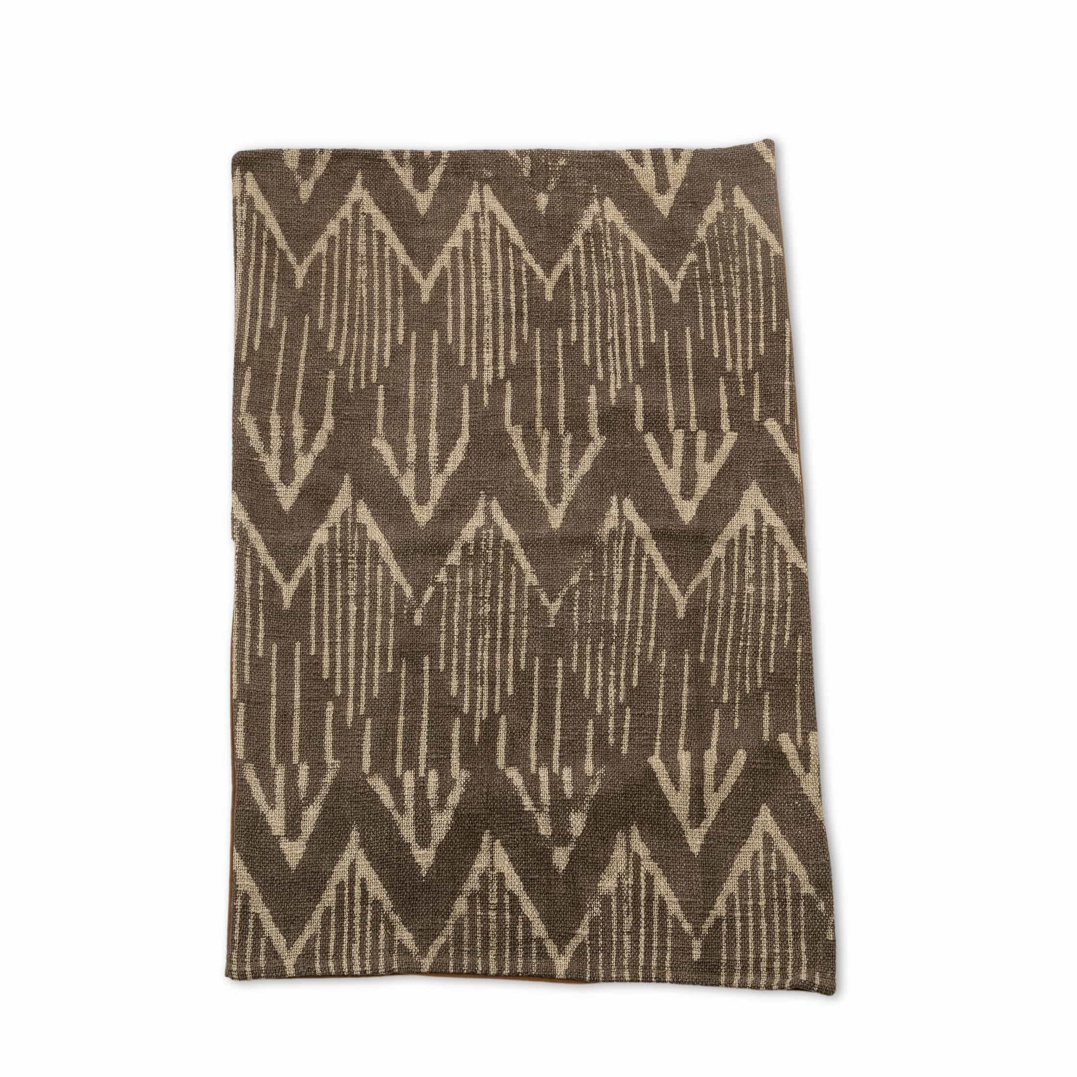 Brown Slub-Cotton Bedcover Set with Jute-Finish Texture – Rugged Sophistication for Modern Bedrooms