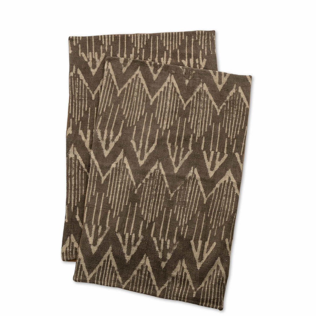 Brown Slub-Cotton Bedcover Set with Jute-Finish Texture – Rugged Sophistication for Modern Bedrooms