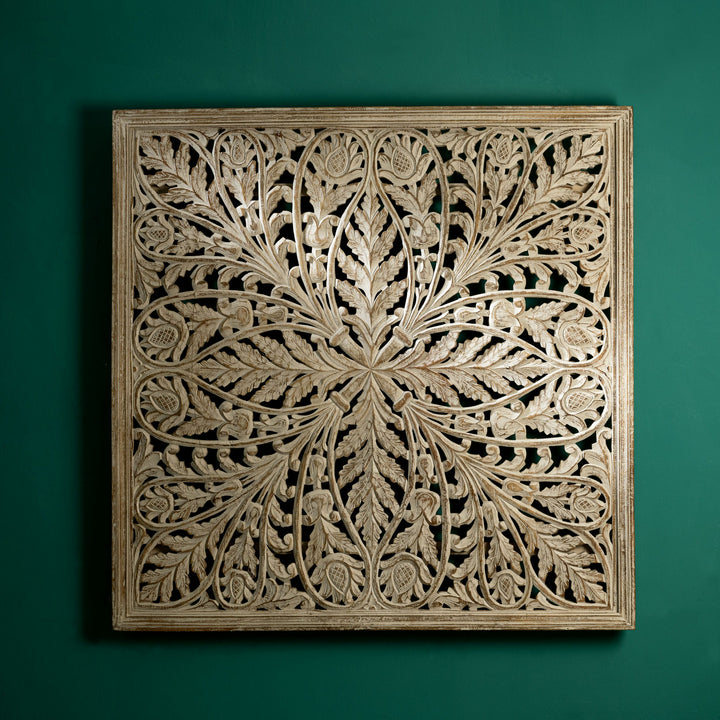 Vintage style floral design wall panel