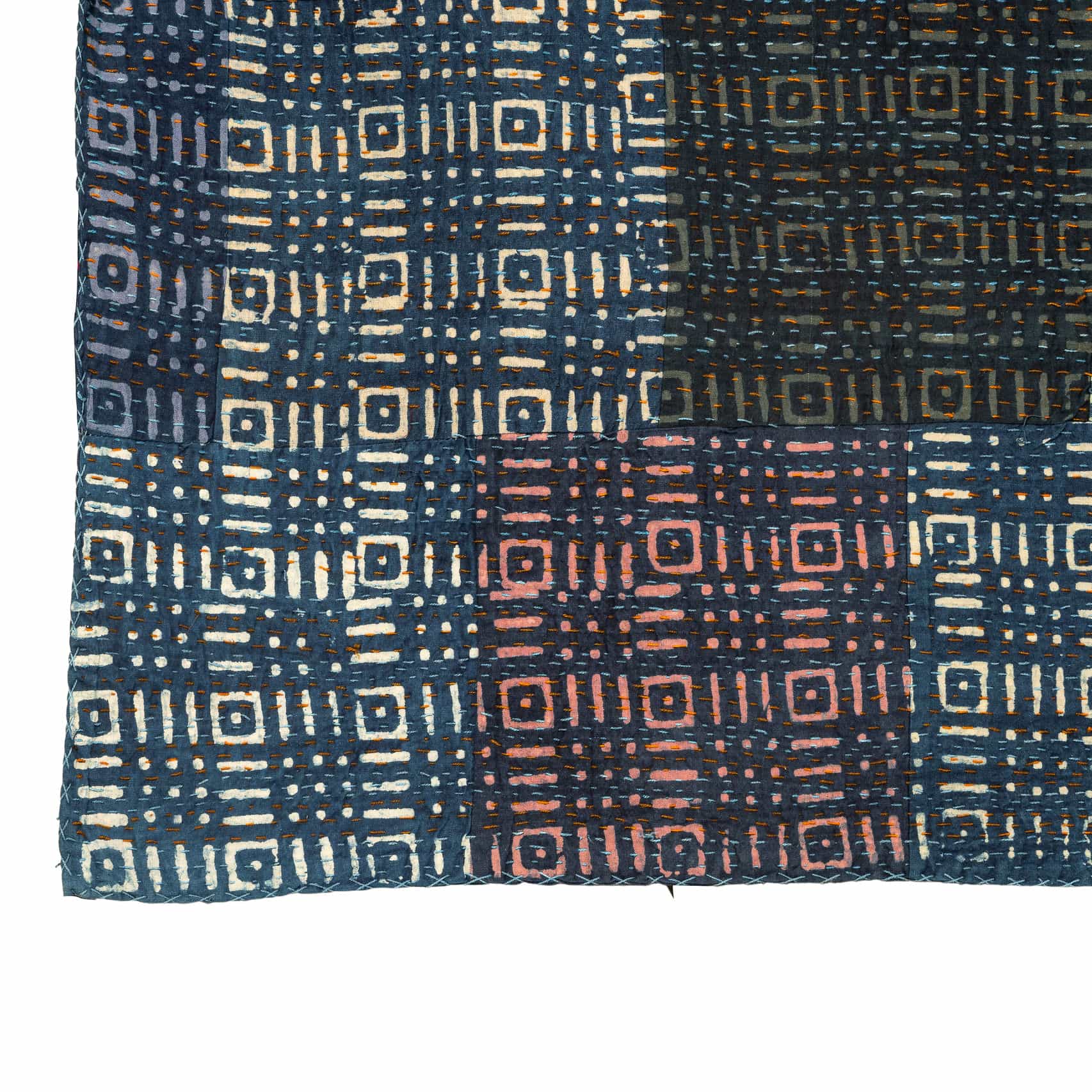 Hand-Blocked and Hand-Quilted Cotton Bedcover – Artisanal Heritage Meets Modern Comfort