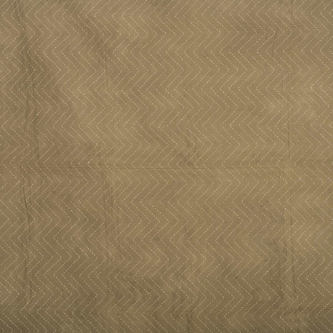 Taupe Chevron Quilted Coverlet