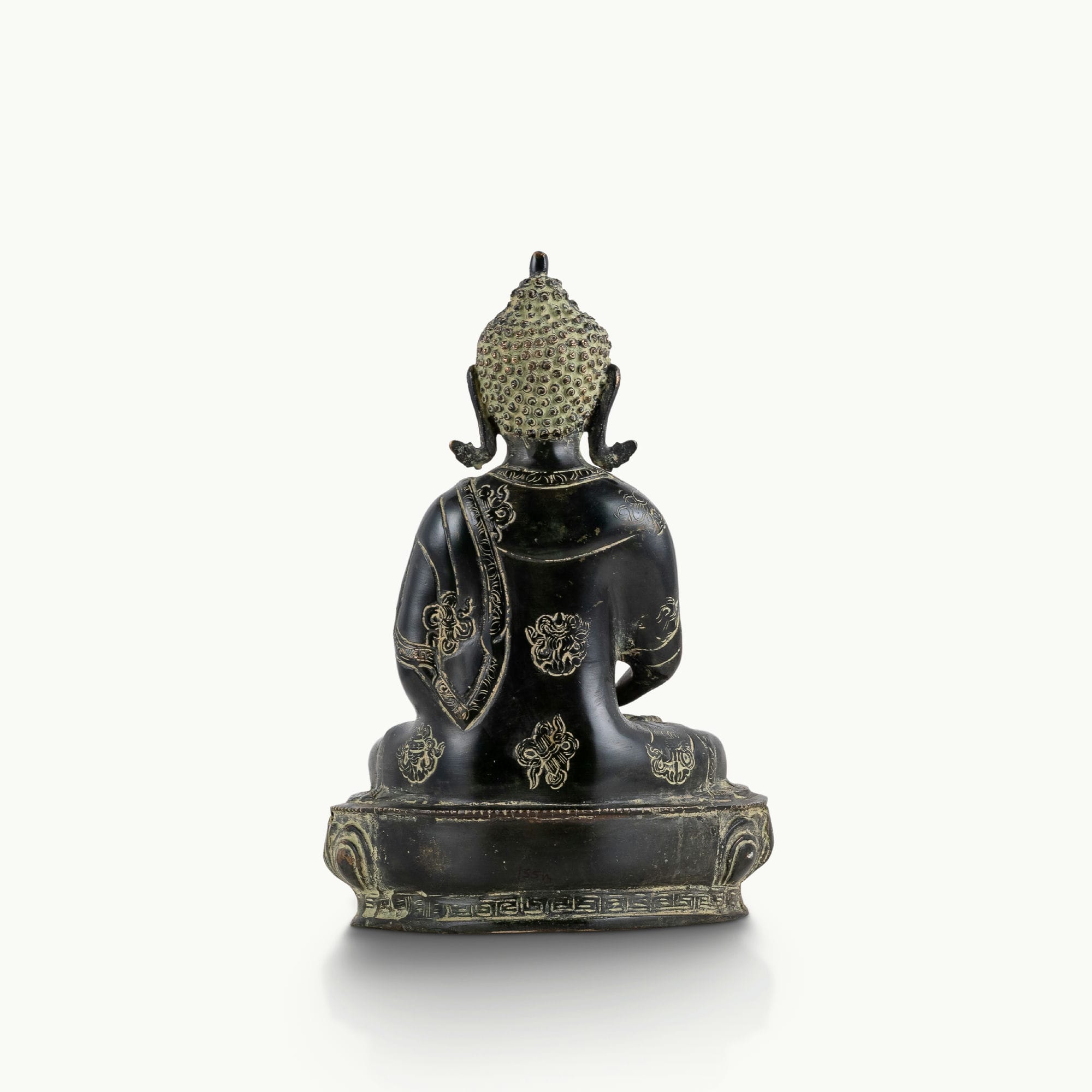 Brass sitting Buddha idol