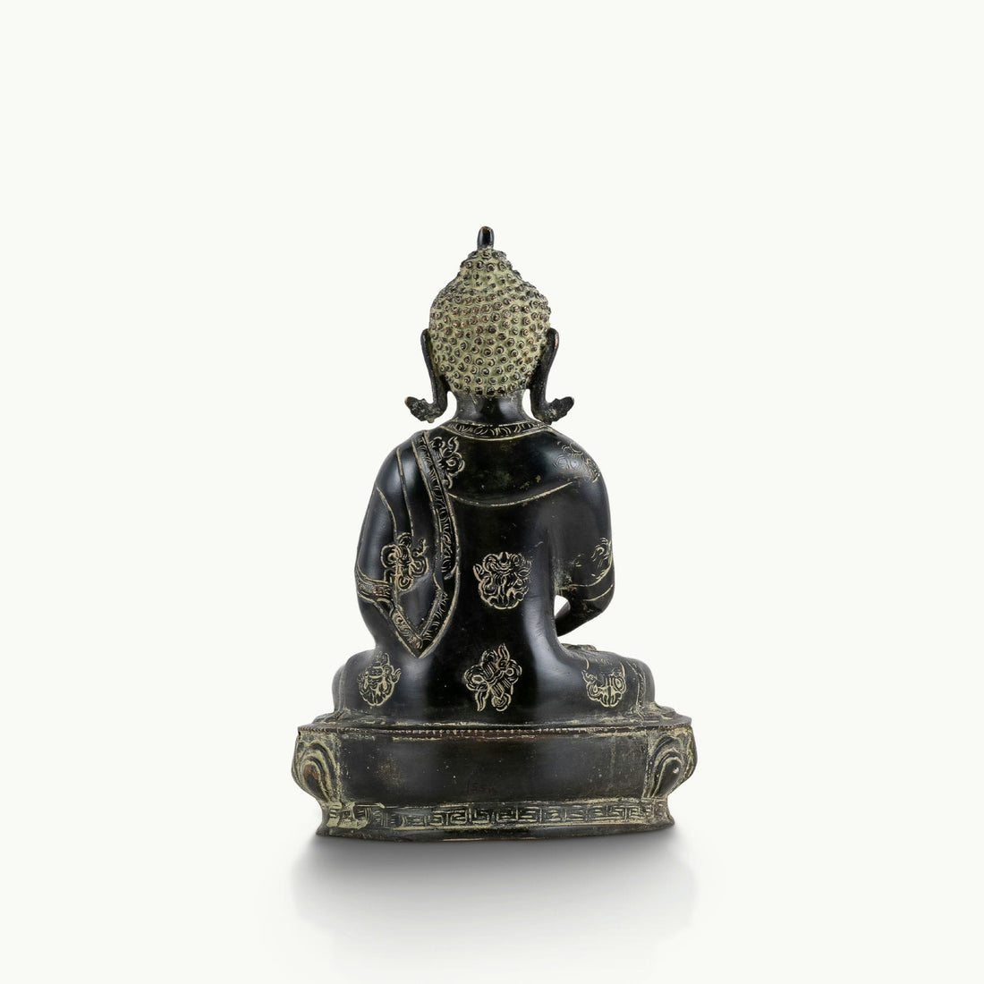 Brass sitting Buddha idol