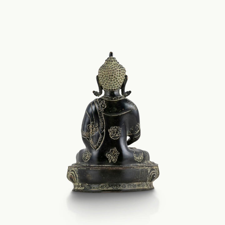 Brass sitting Buddha idol