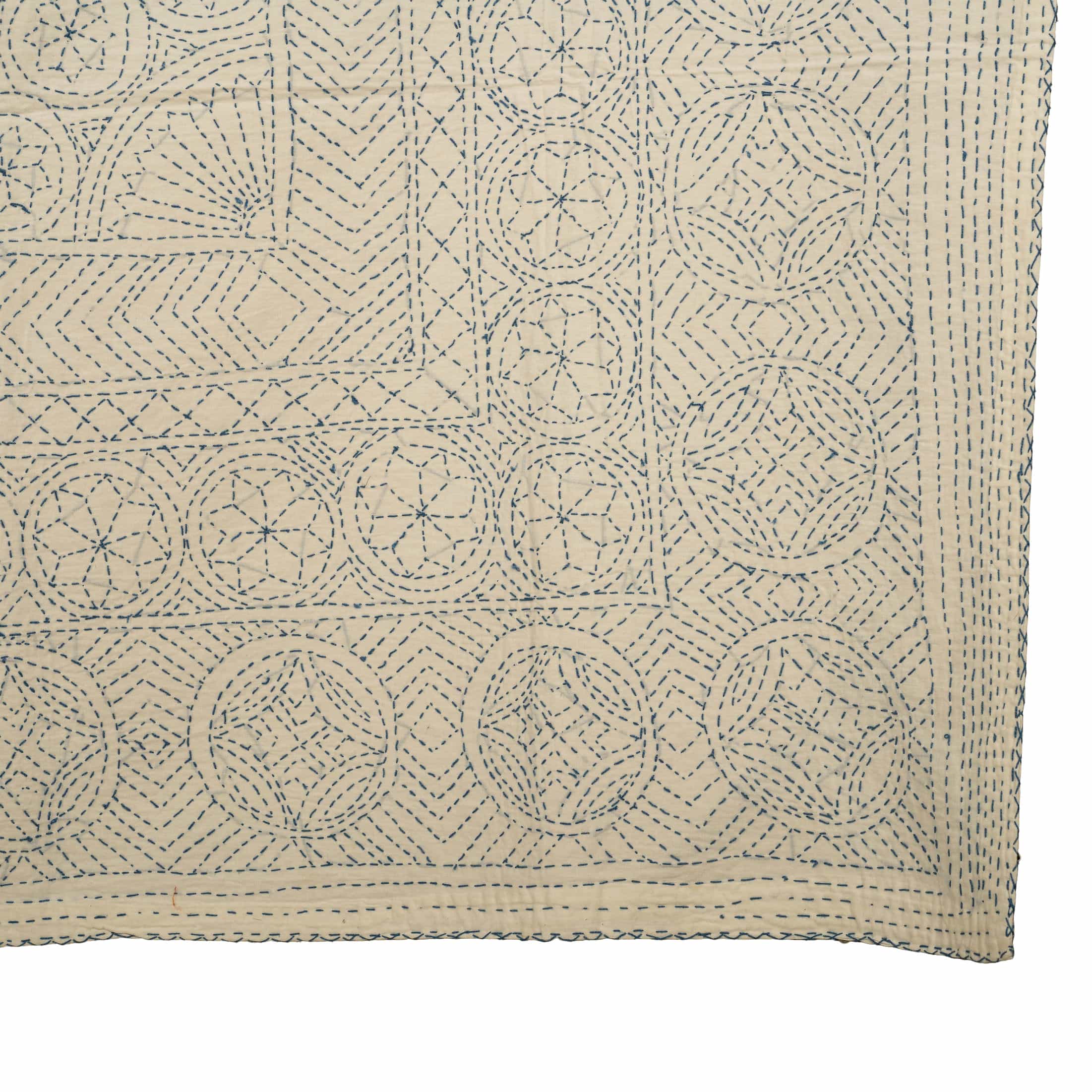 Indigo Mandala Coverlet