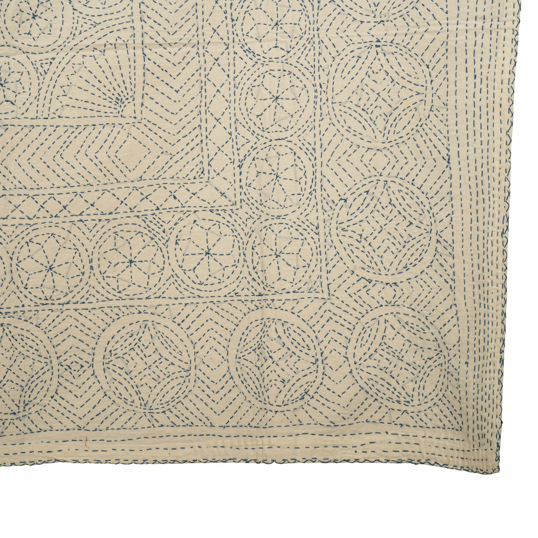 Indigo Mandala Coverlet
