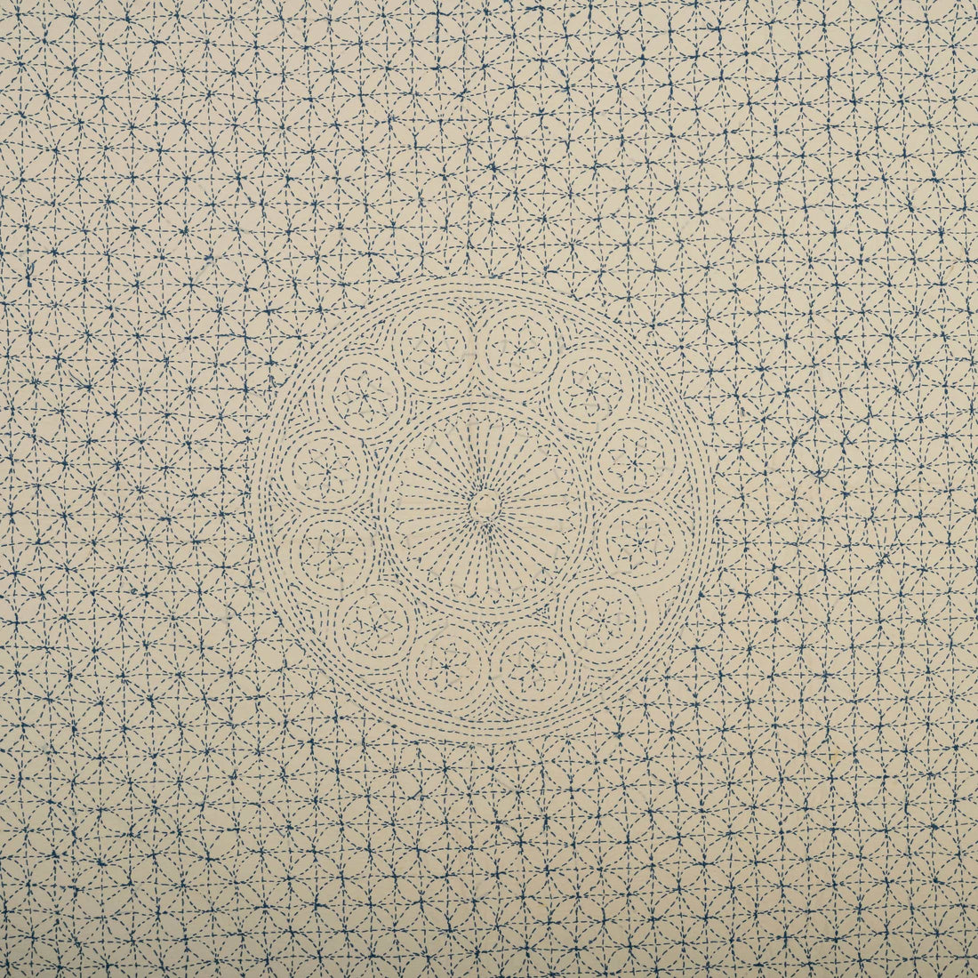 Indigo Mandala Coverlet