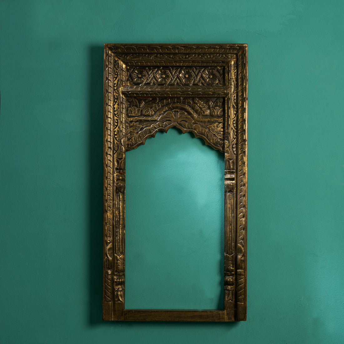 Bronze finish wooden mirror frame