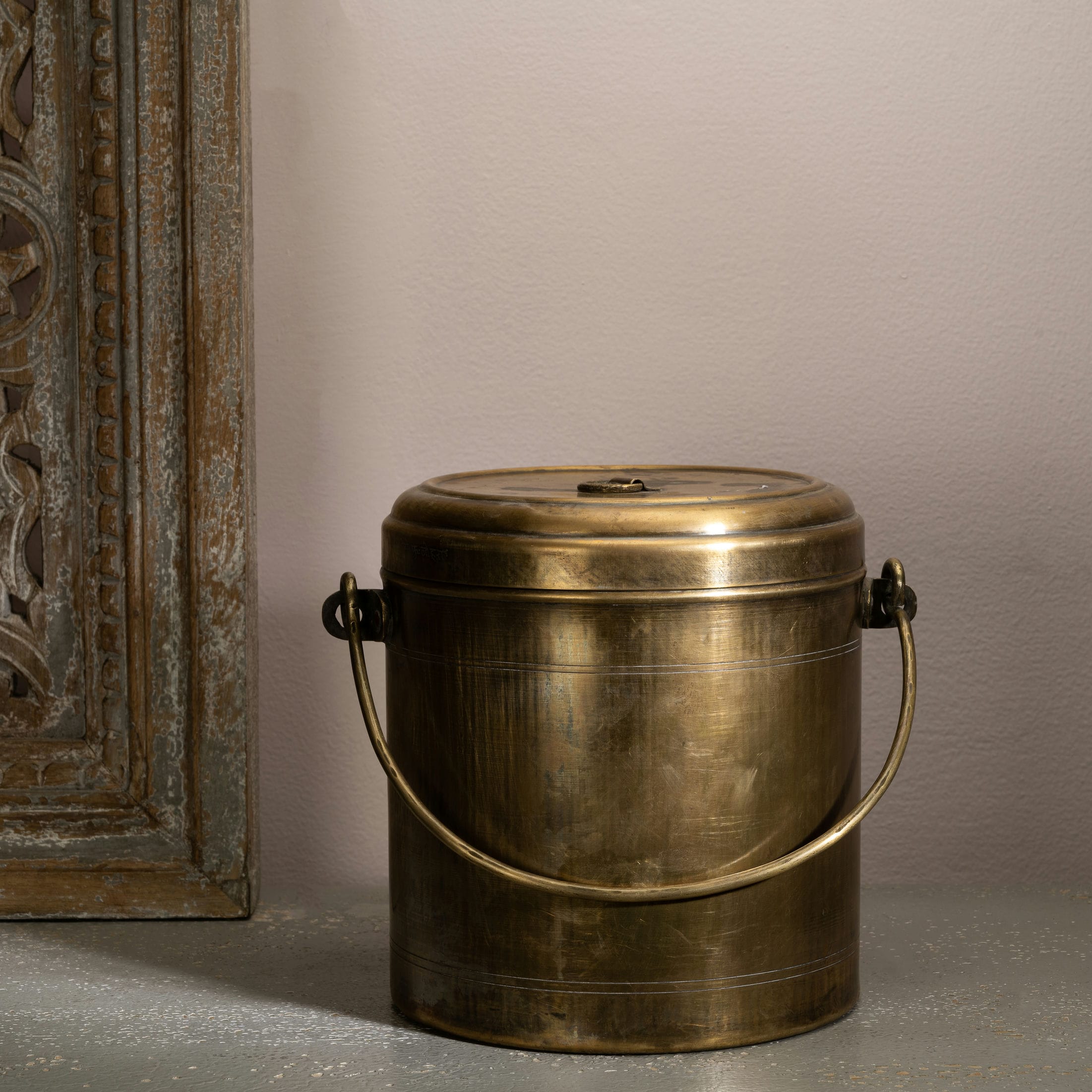 Brass antique kitchenware