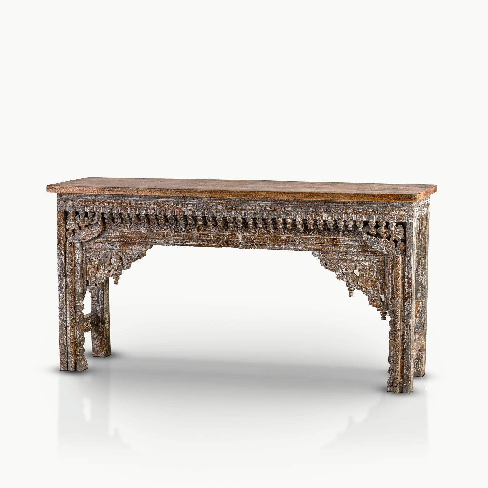 Antique look console table
