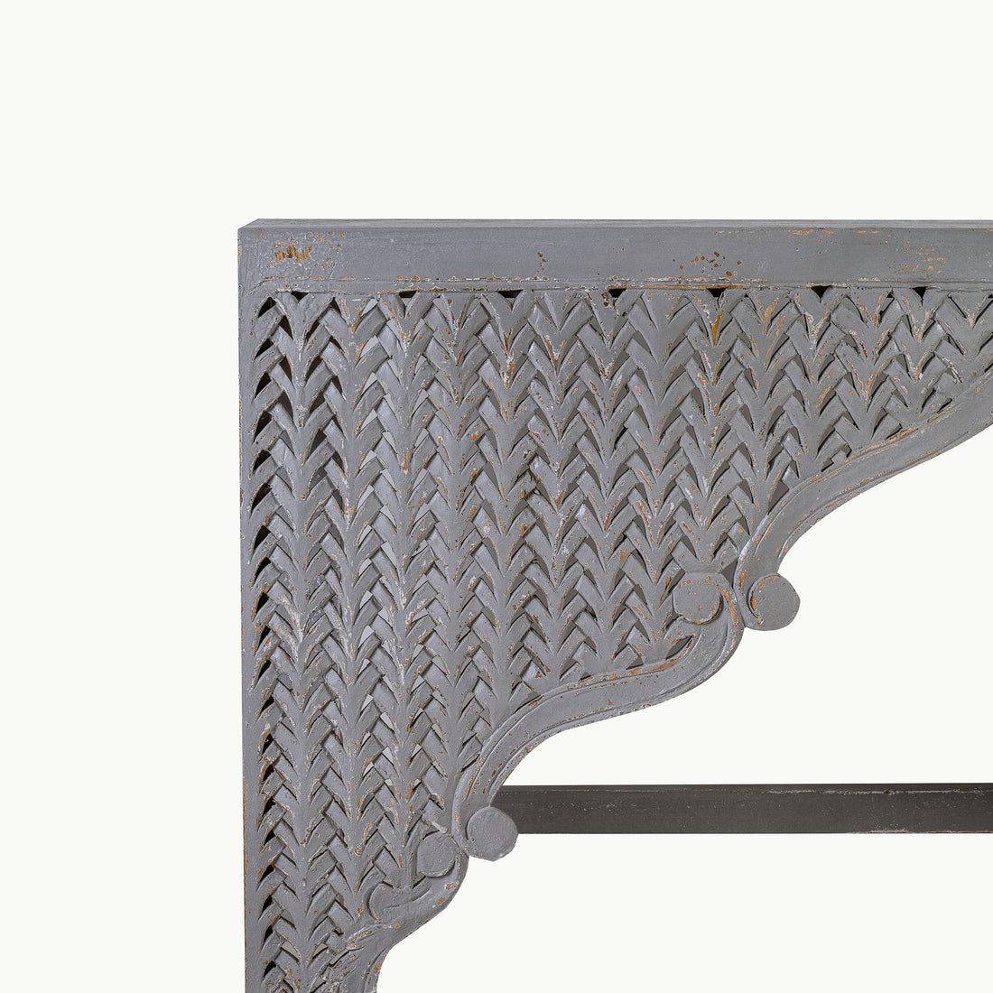Grey console table