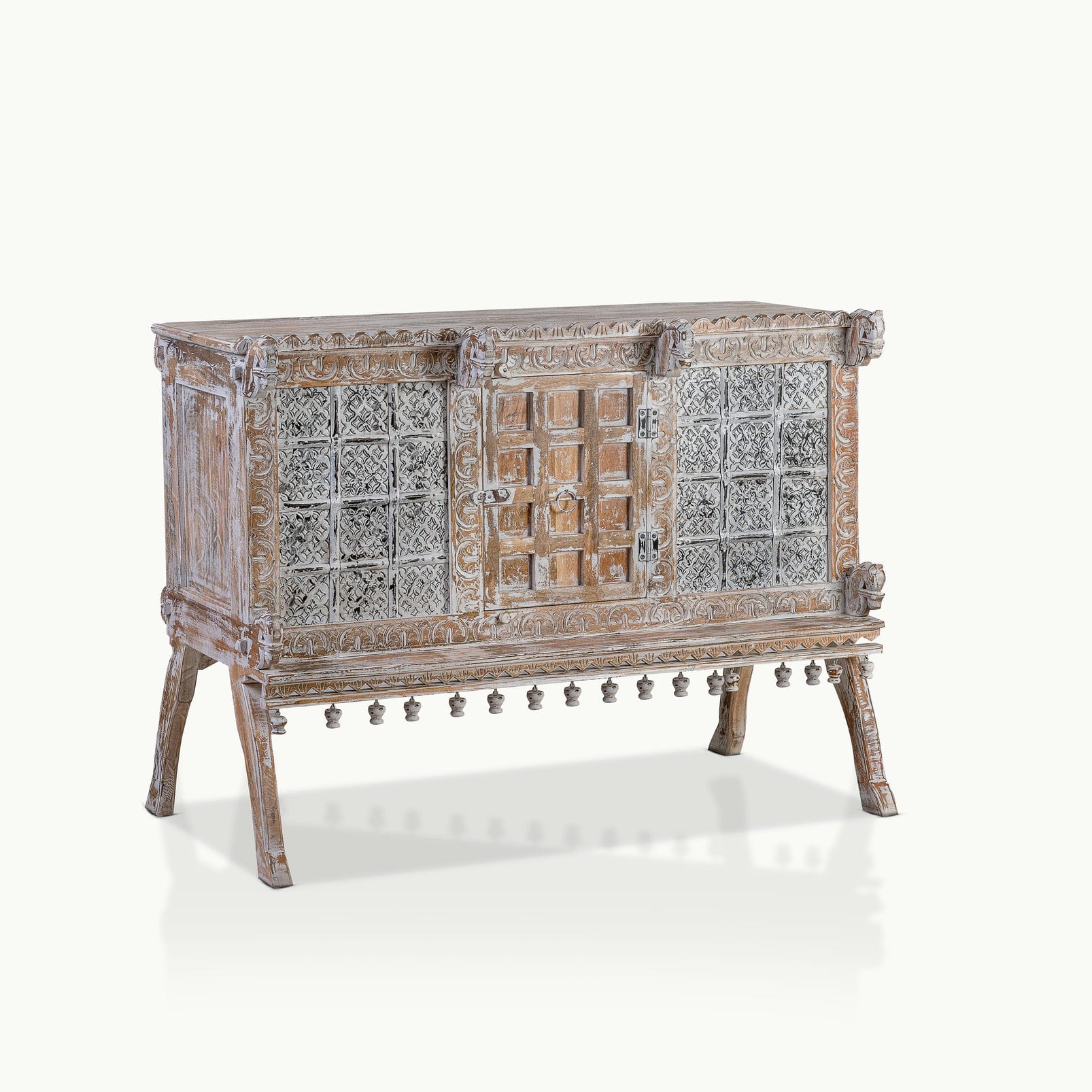 White wash console table