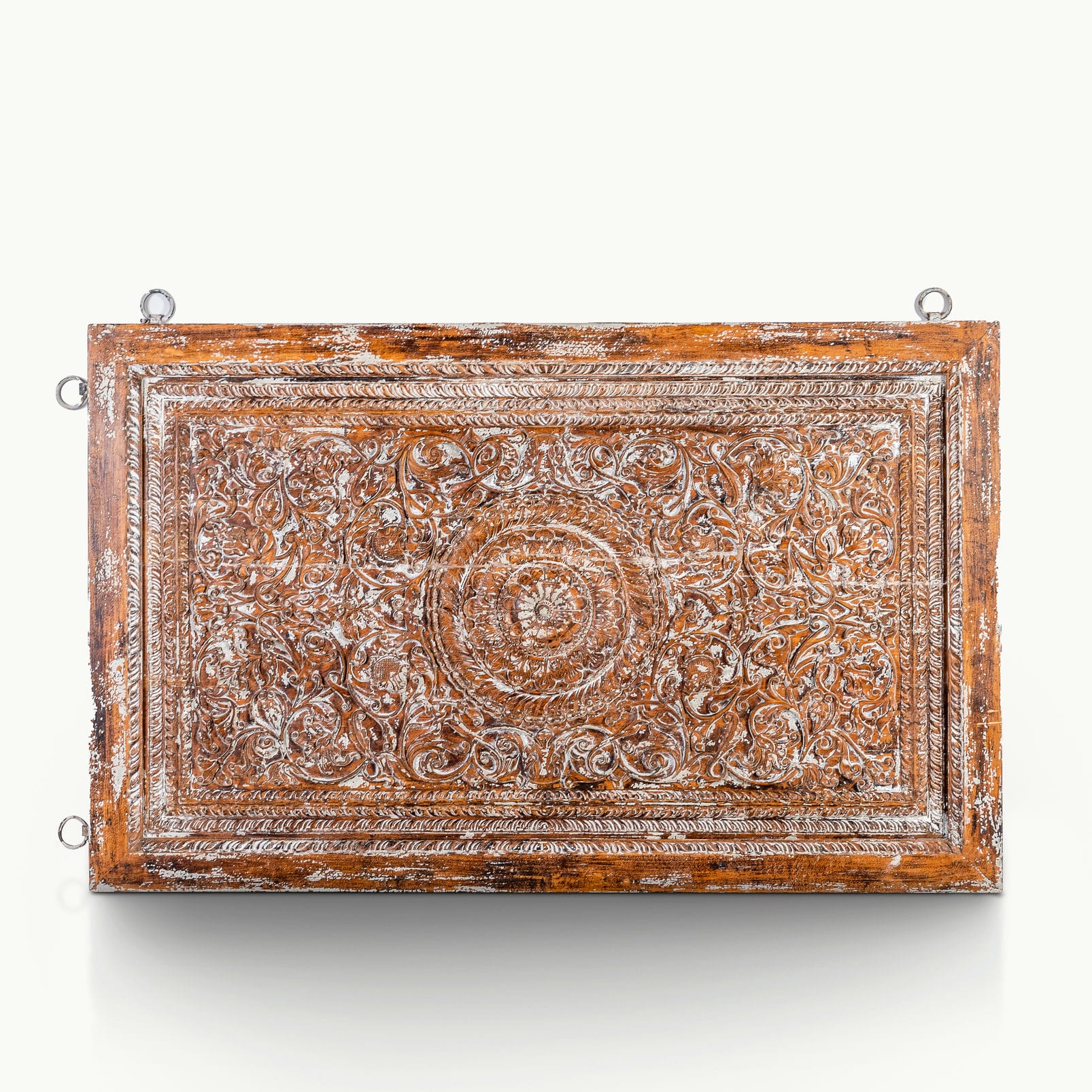 Vintage style hand carved wall panel