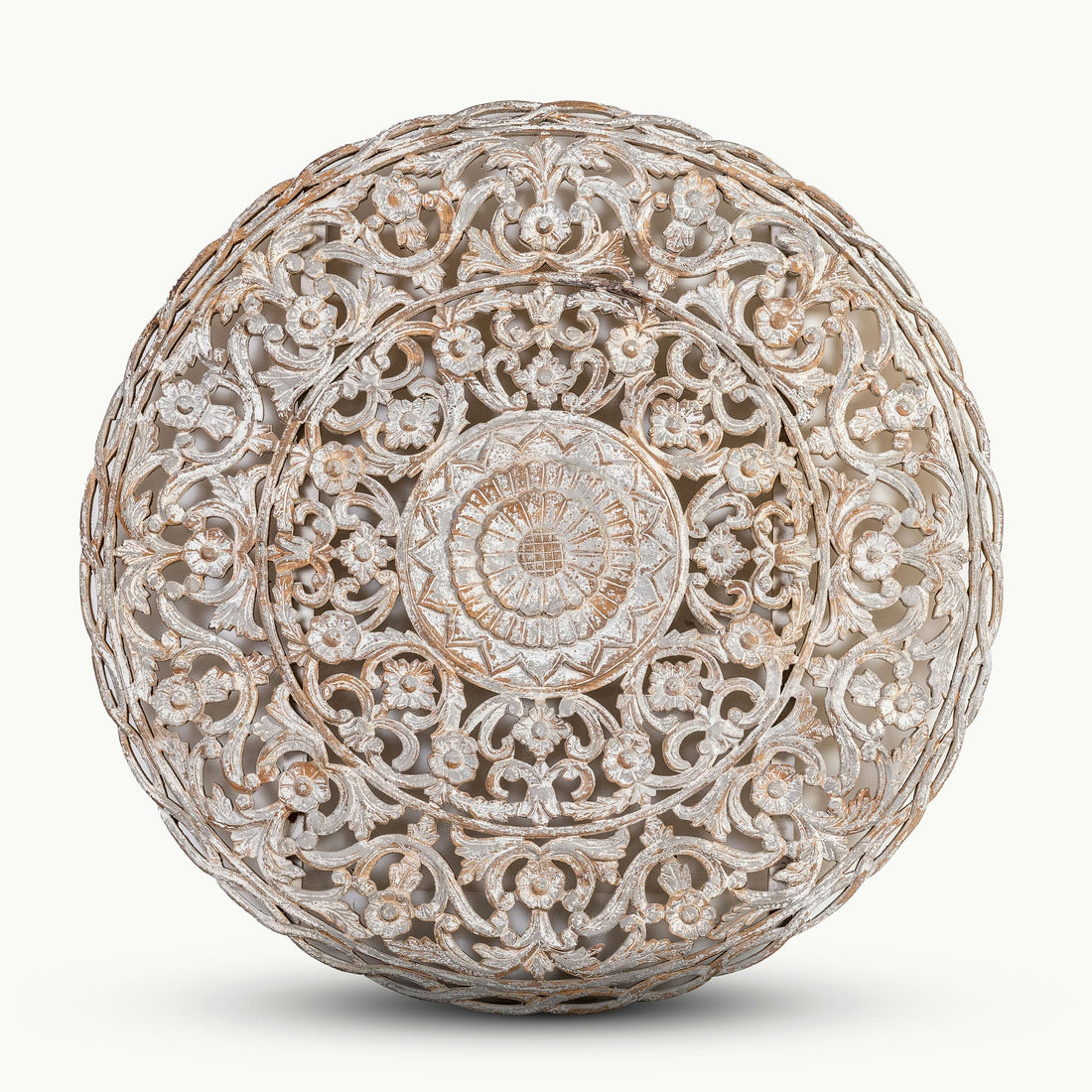 Vintage style round wall panel