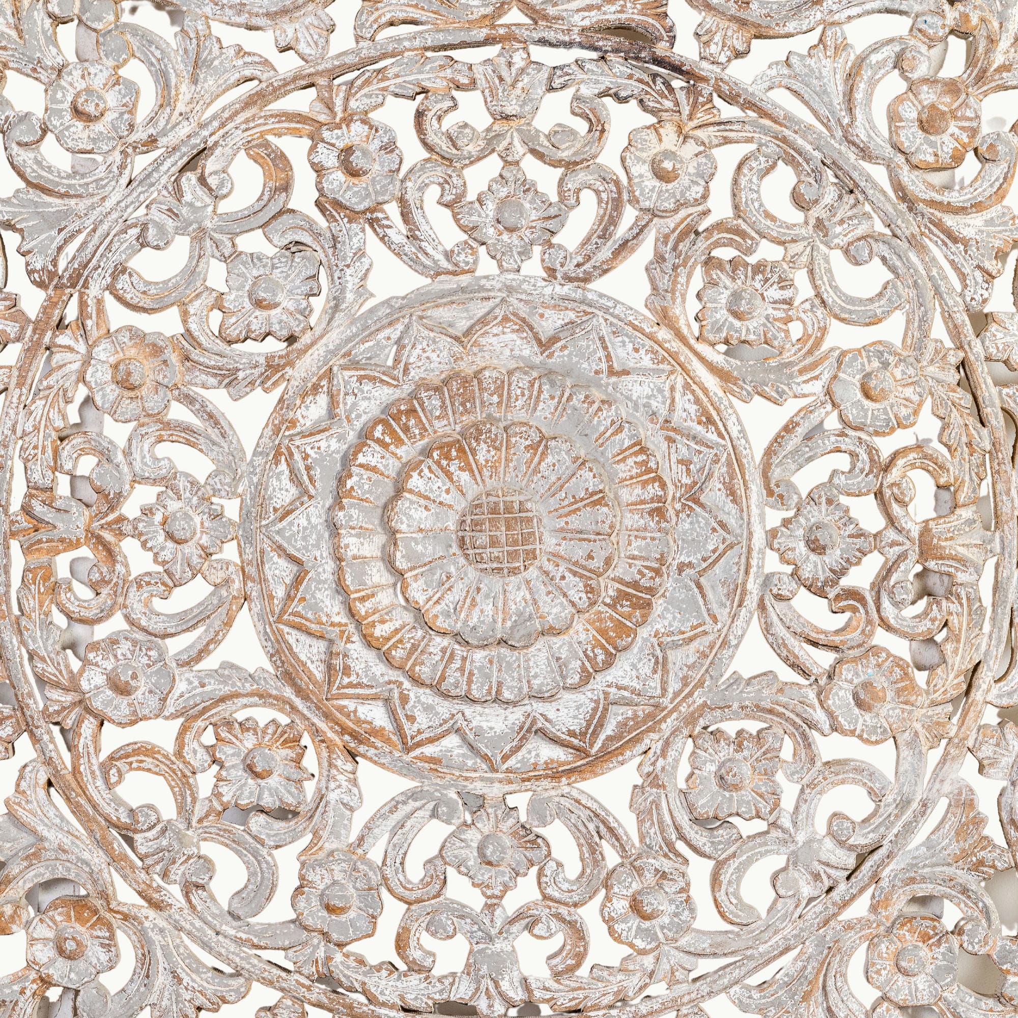Vintage style round wall panel